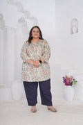 Clothiks RiyonSlub Full stiched kurti