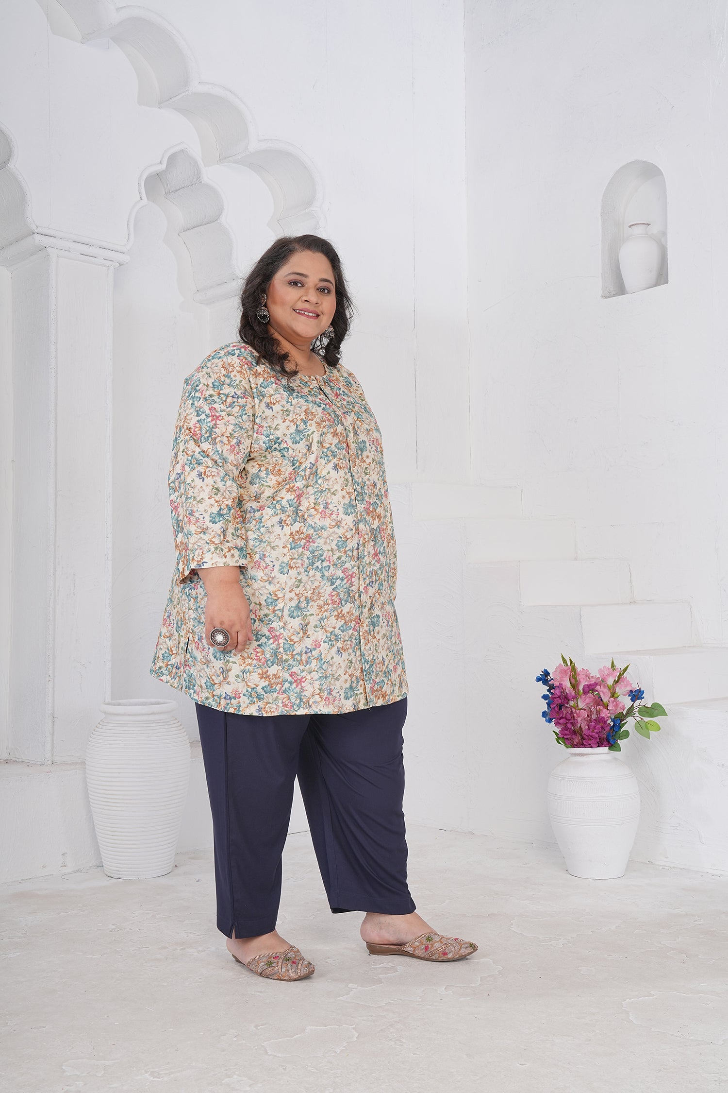 Clothiks RiyonSlub Full stiched kurti
