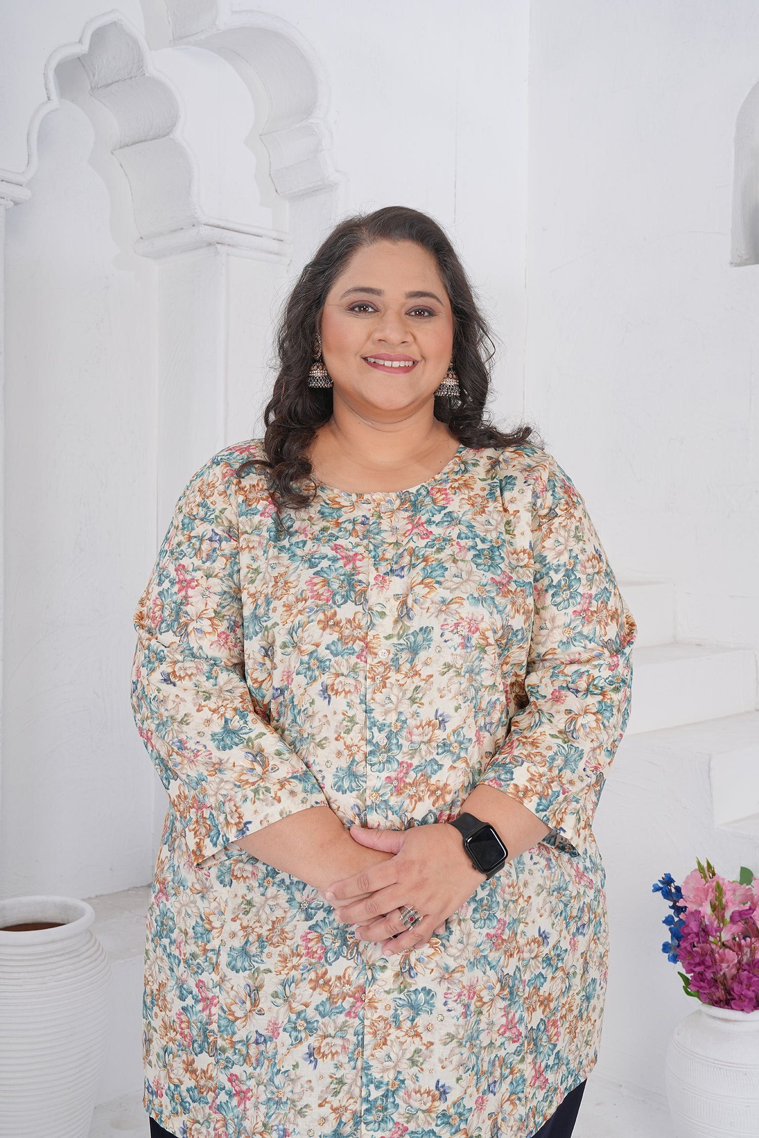 Clothiks RiyonSlub Full stiched kurti