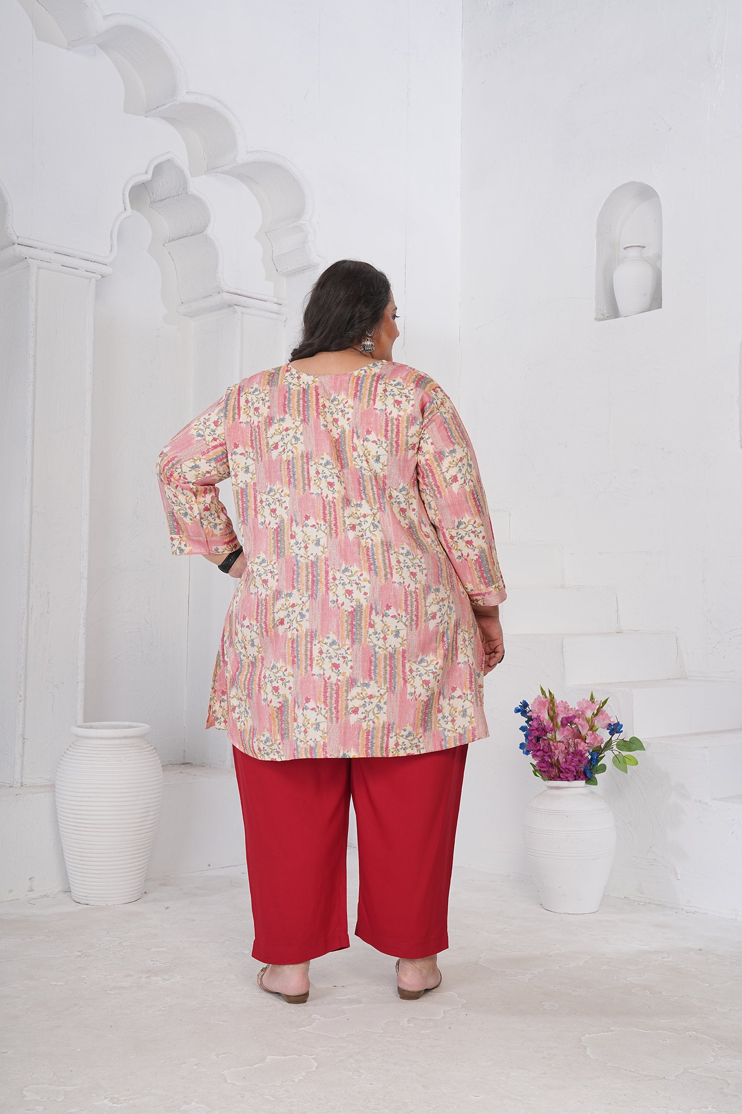 Clothiks RiyonSlub Full stiched kurti