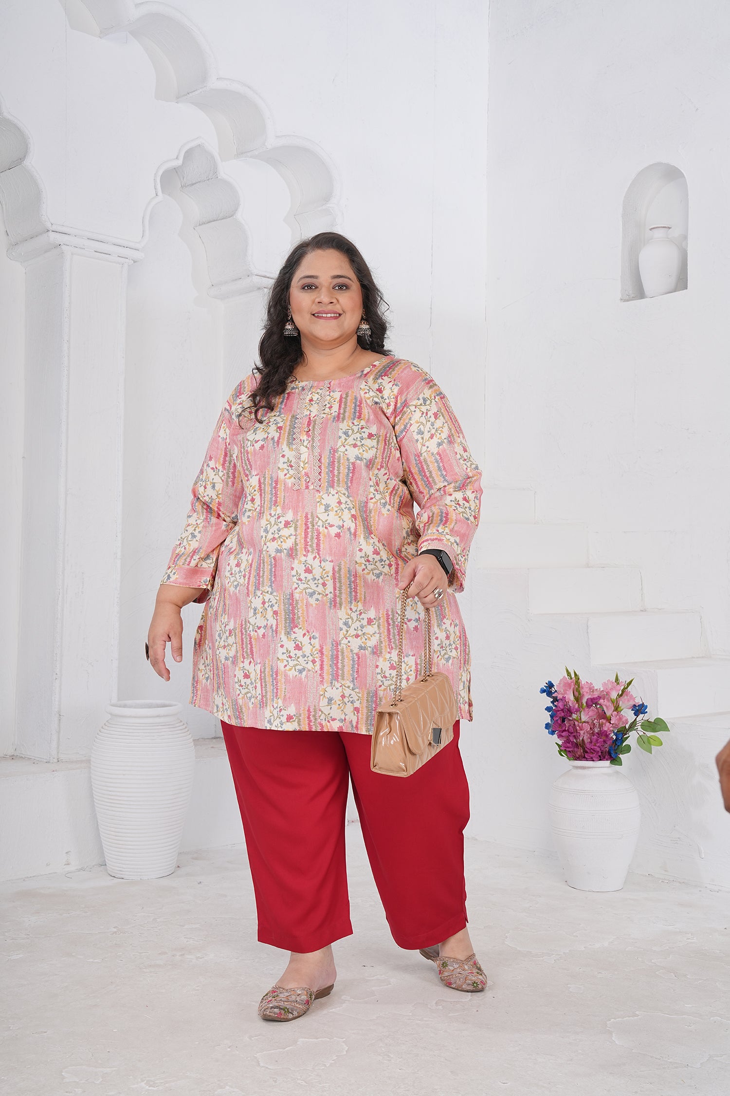 Clothiks RiyonSlub Full stiched kurti