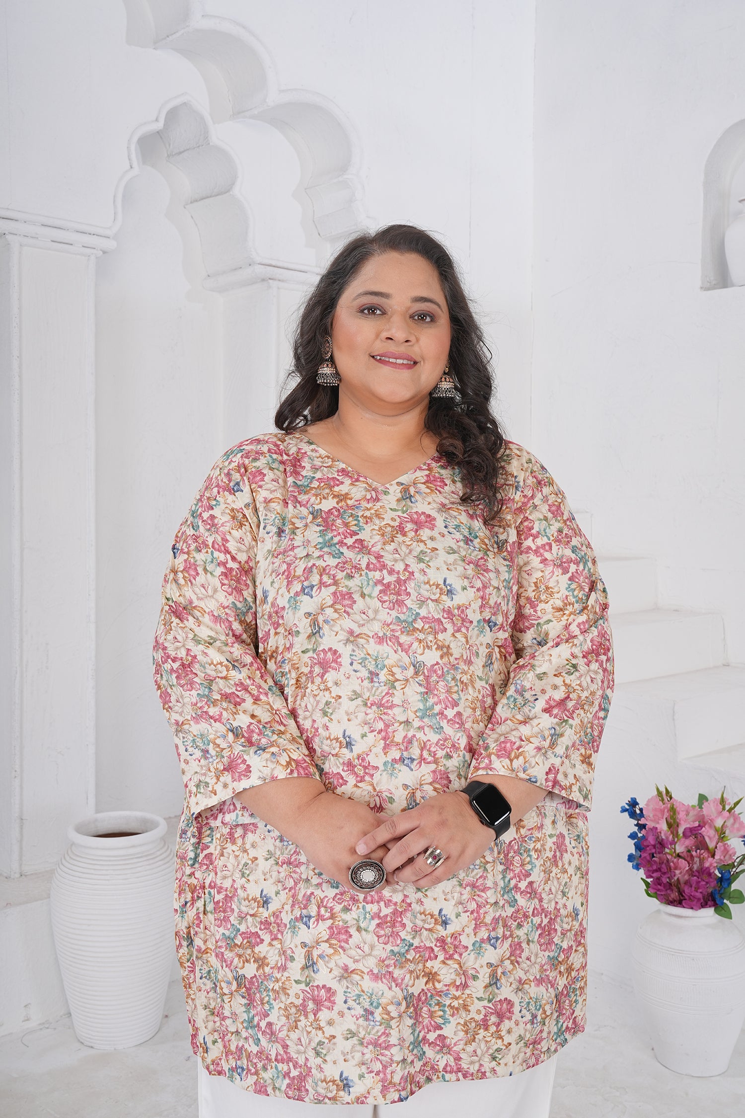 Clothiks RiyonSlub Full stiched kurti