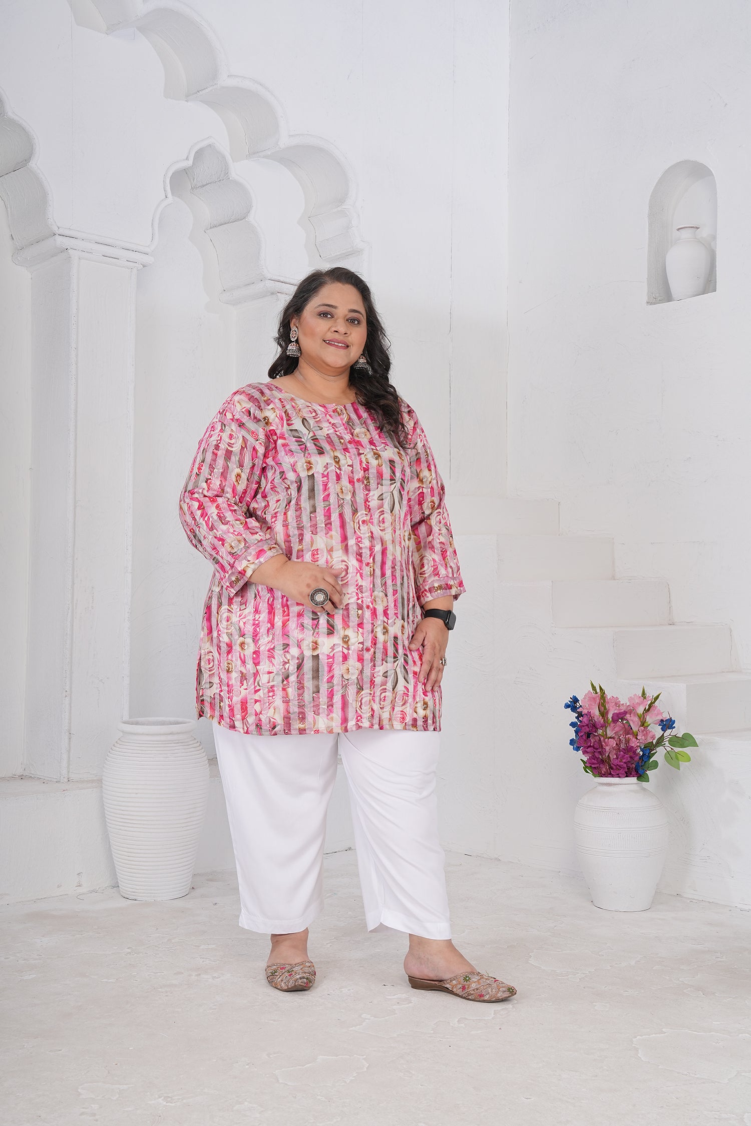 Clothiks RiyonSlub Full stiched kurti