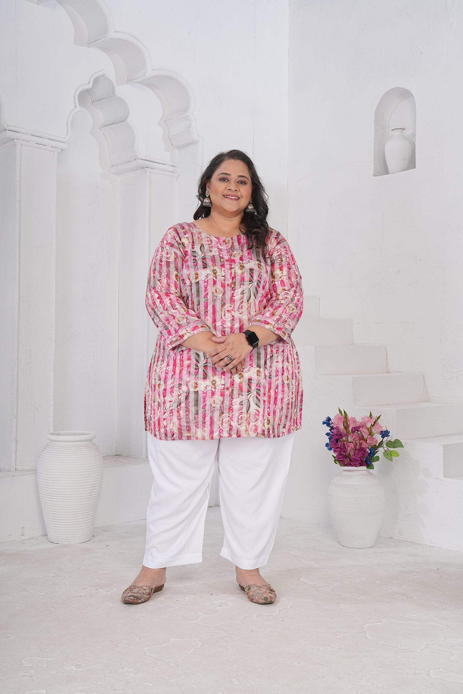 Clothiks RiyonSlub Full stiched kurti