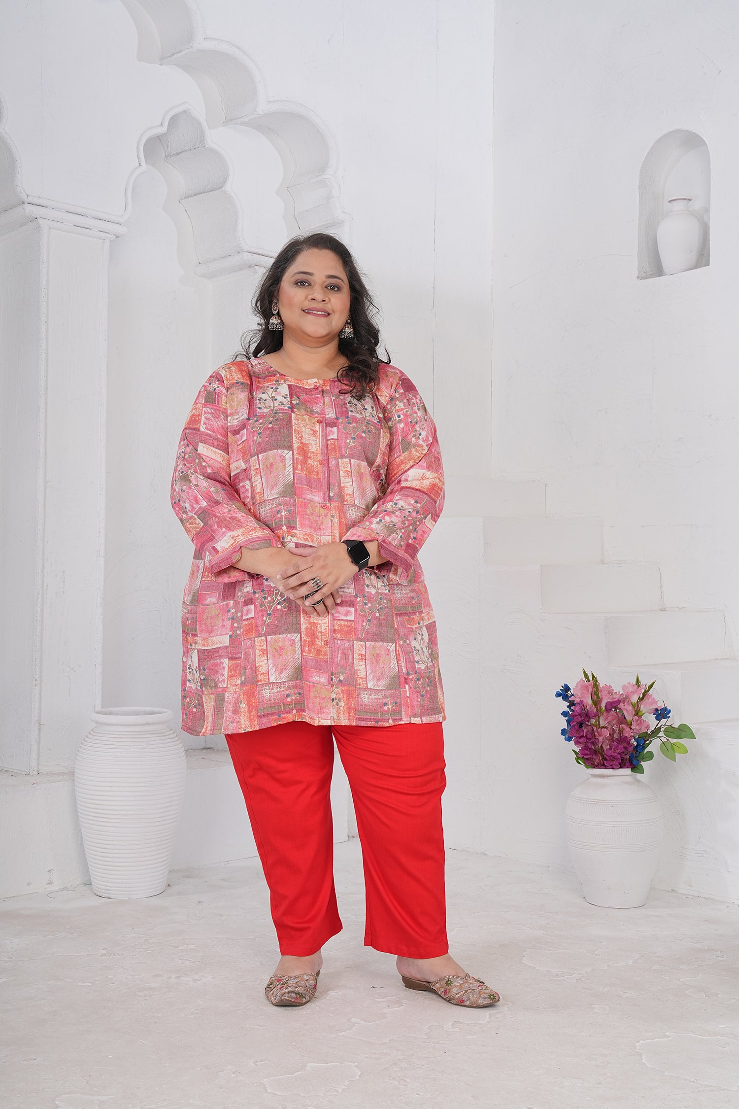Clothiks RiyonSlub Full stiched kurti