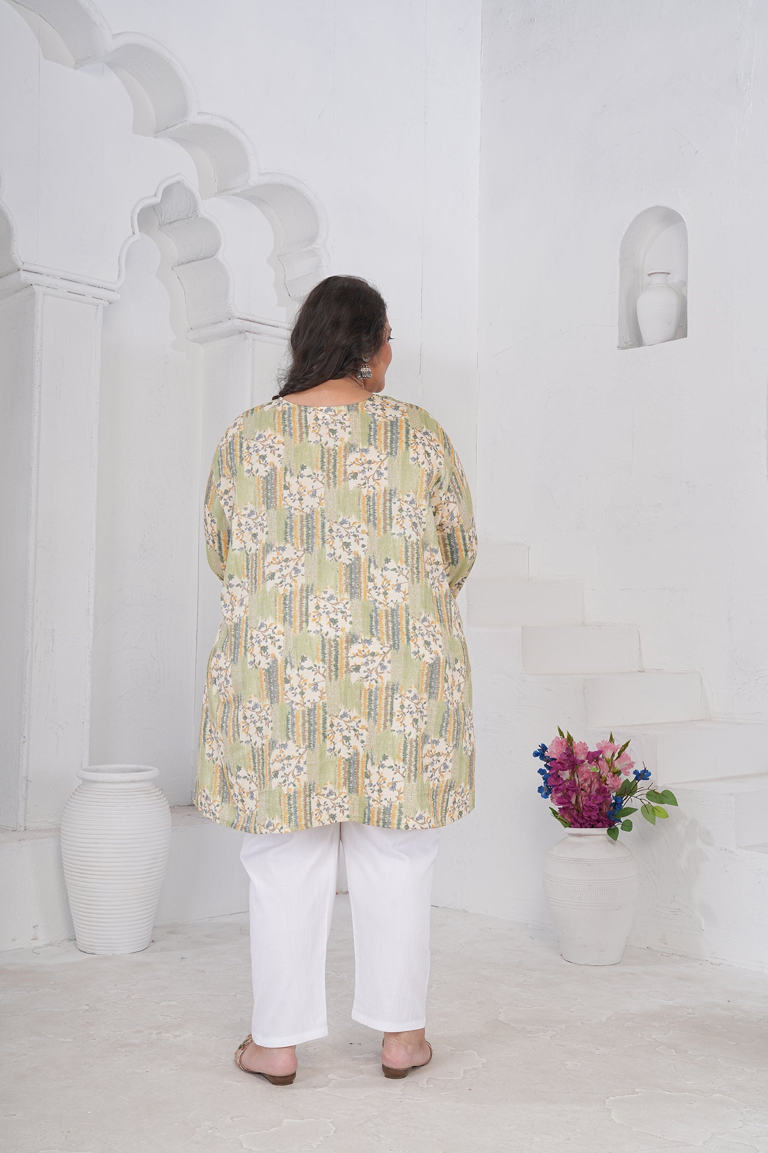 Clothiks RiyonSlub Full stiched kurti