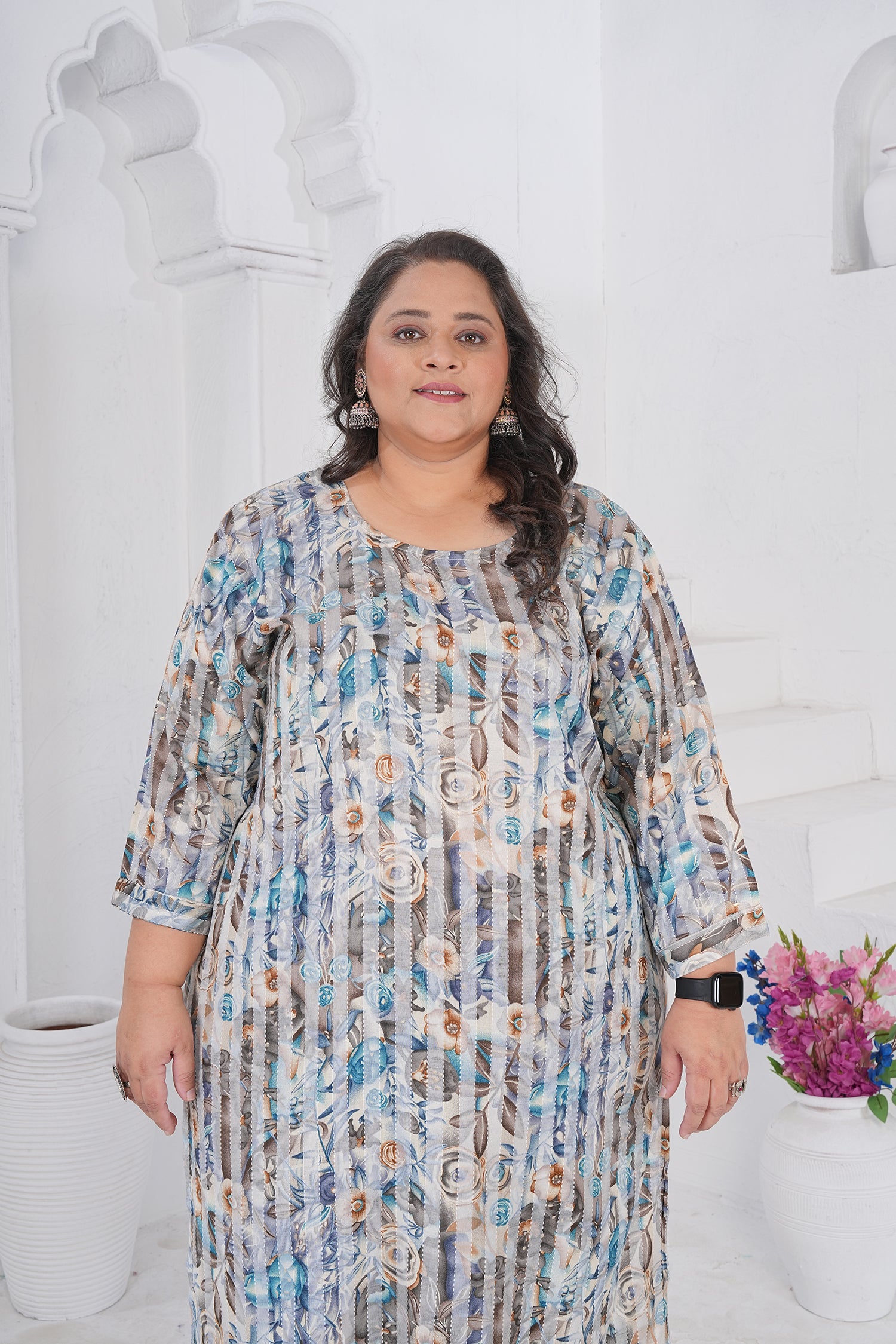 Clothiks RiyonSlub Full stiched kurti