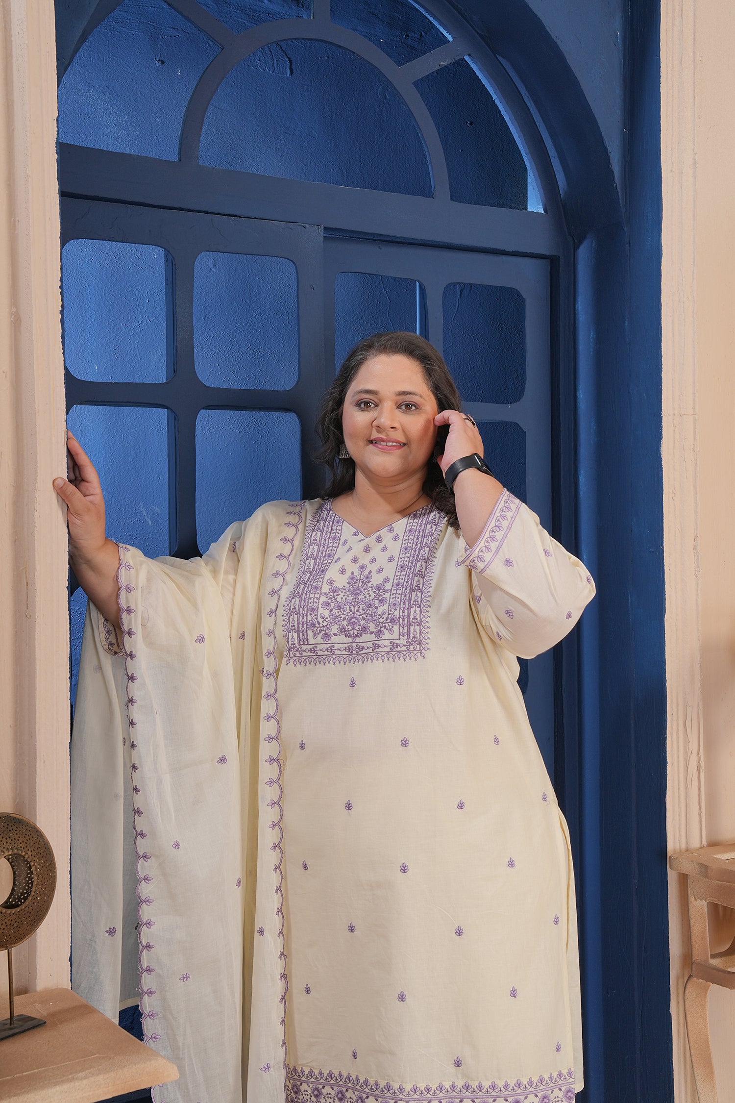 Clothiks Pure Cotton Export Quality With Embroidery and Cotton Inner Premium kurti