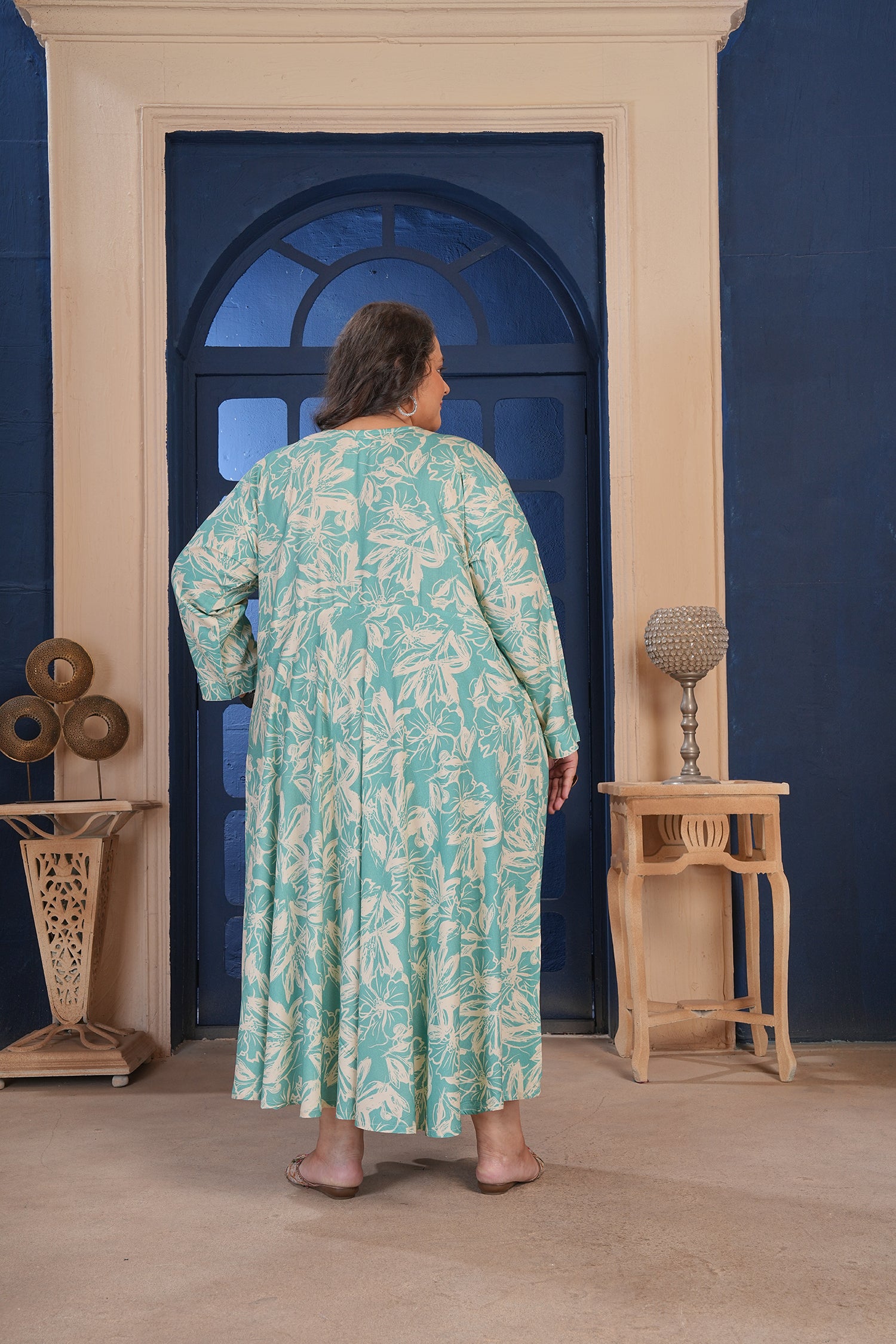 Clothiks Premium Riyon export quality Long  Kurti