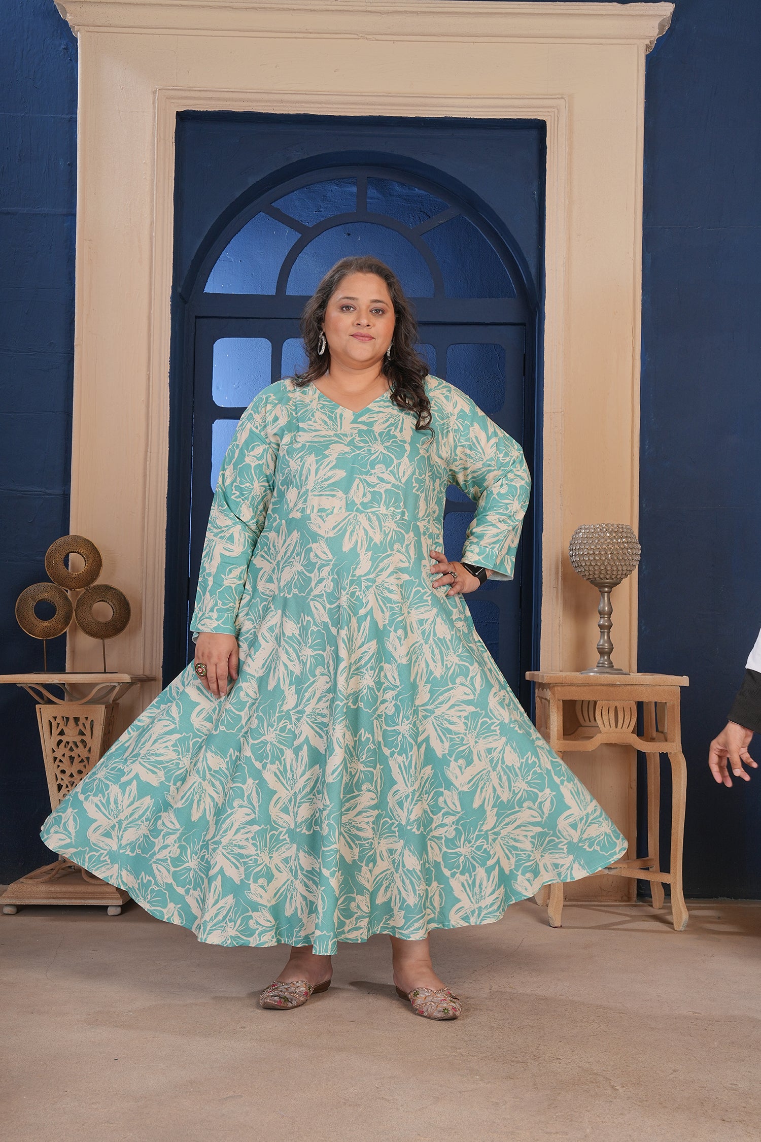 Clothiks Premium Riyon export quality Long  Kurti