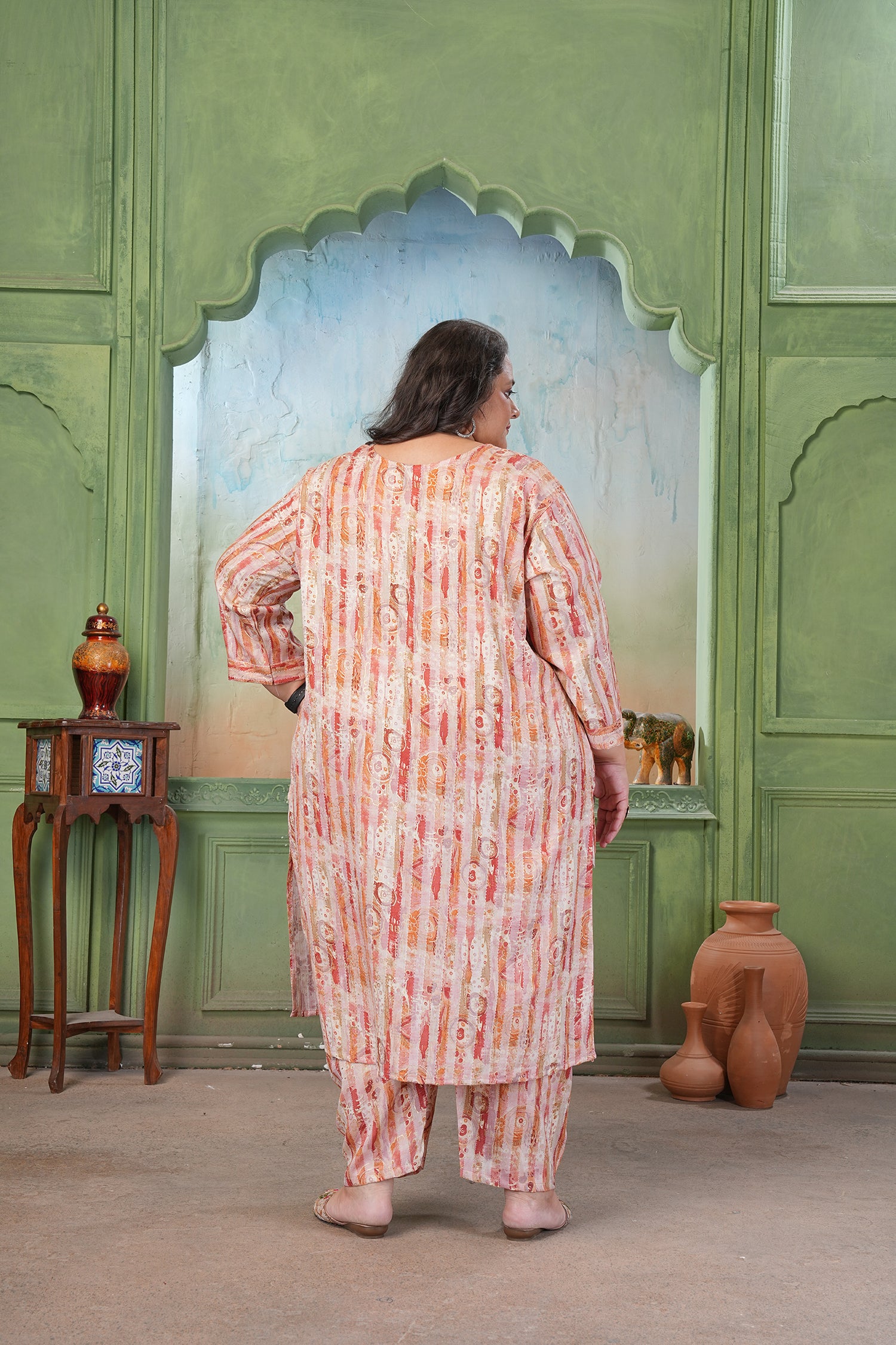 Clothiks RiyonSlub Print kurti
