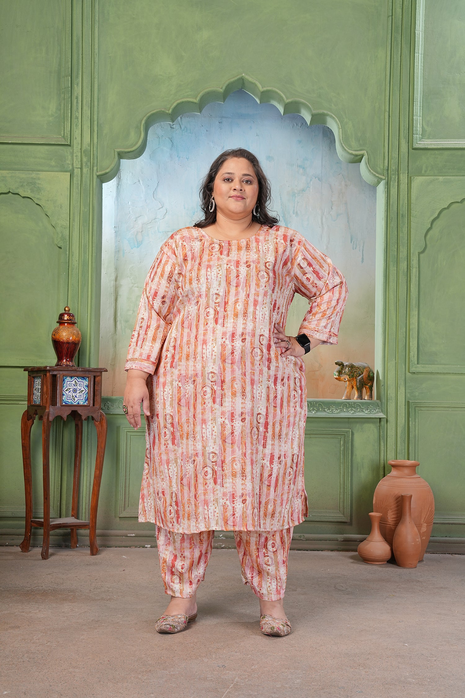 Clothiks RiyonSlub Print kurti