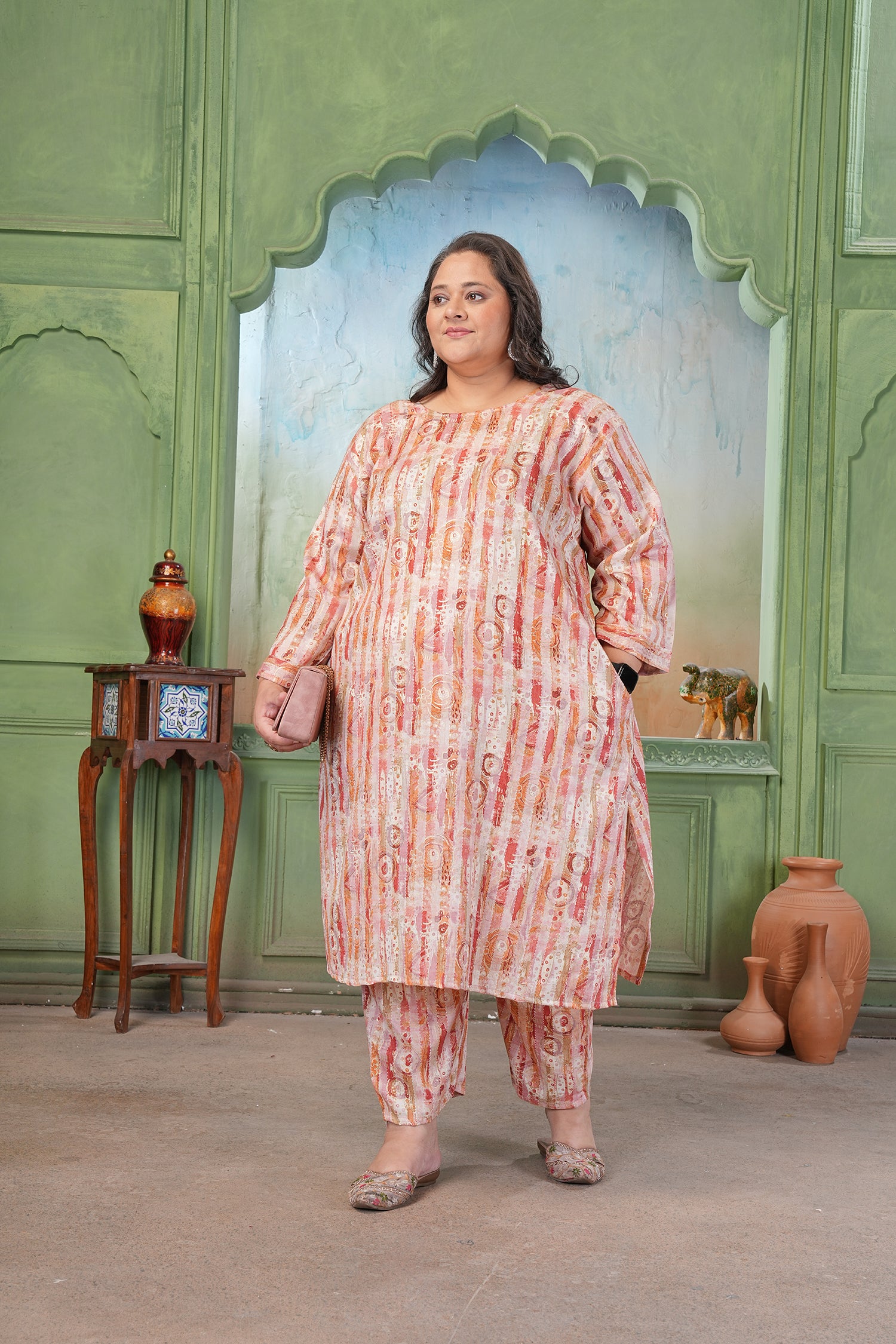 Clothiks RiyonSlub Print kurti