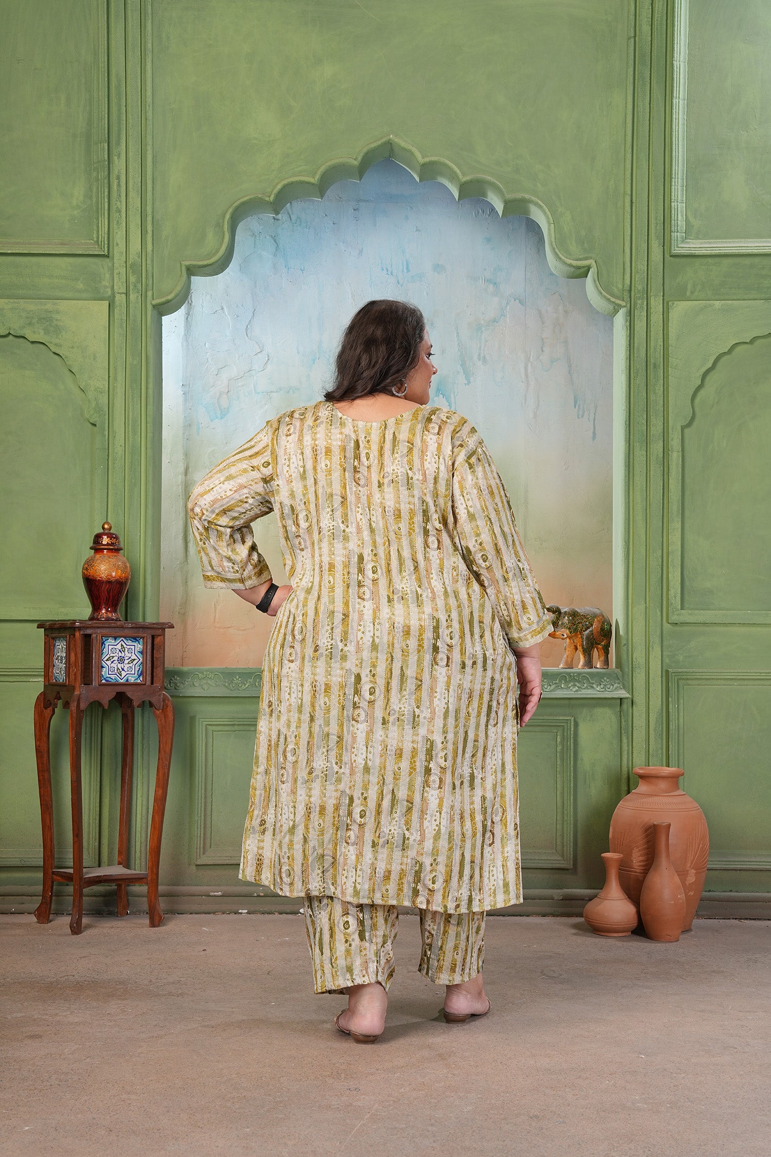 Clothiks RiyonSlub Print kurti
