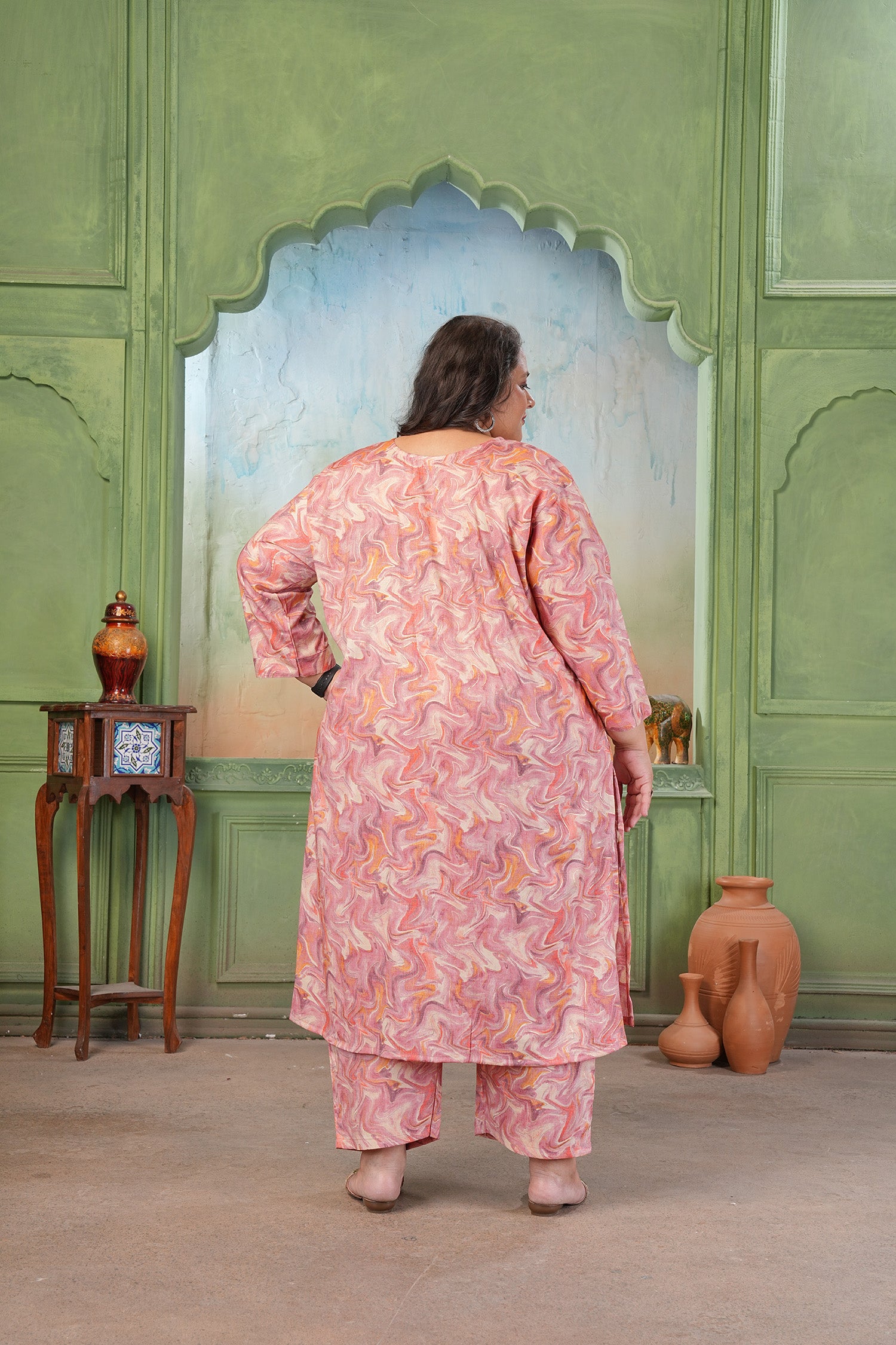 Clothiks RiyonSlub Print kurti