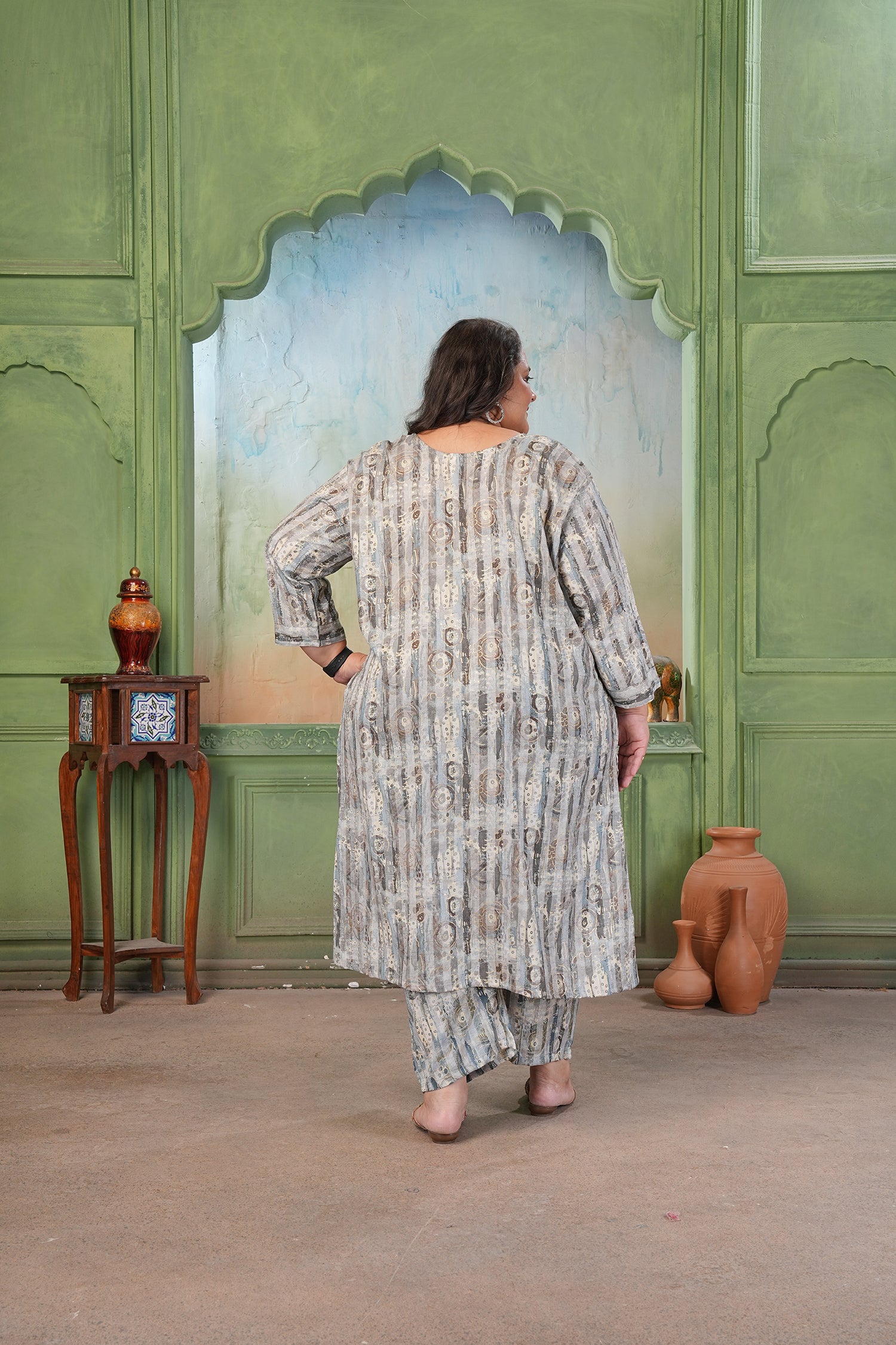 Clothiks RiyonSlub Print kurti