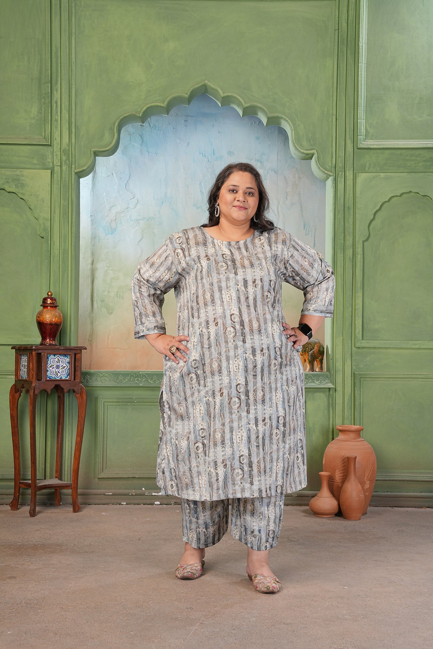 Clothiks RiyonSlub Print kurti
