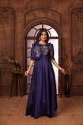 Clothiks Triva Silk With Heavy Embroidery Inner Stiched goan