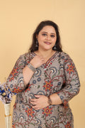 Clothiks Premium Lichi Viscose Export Quality With Handwork kurti