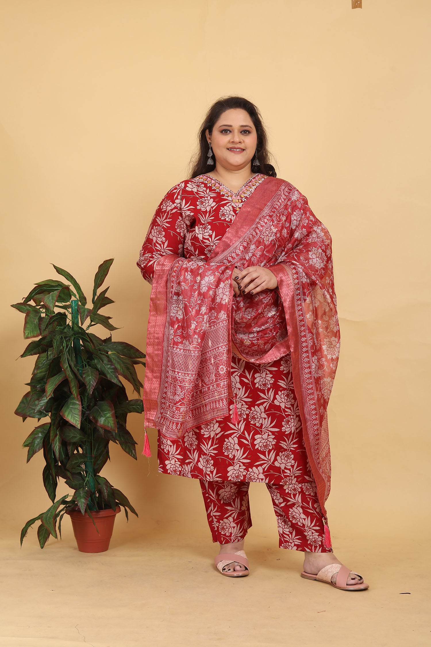 Clothiks Premium Riyon Export Quality With Handwork kurti