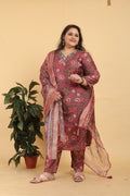 Clothiks Premium Lichi Viscose Export Quality With Handwork kurti