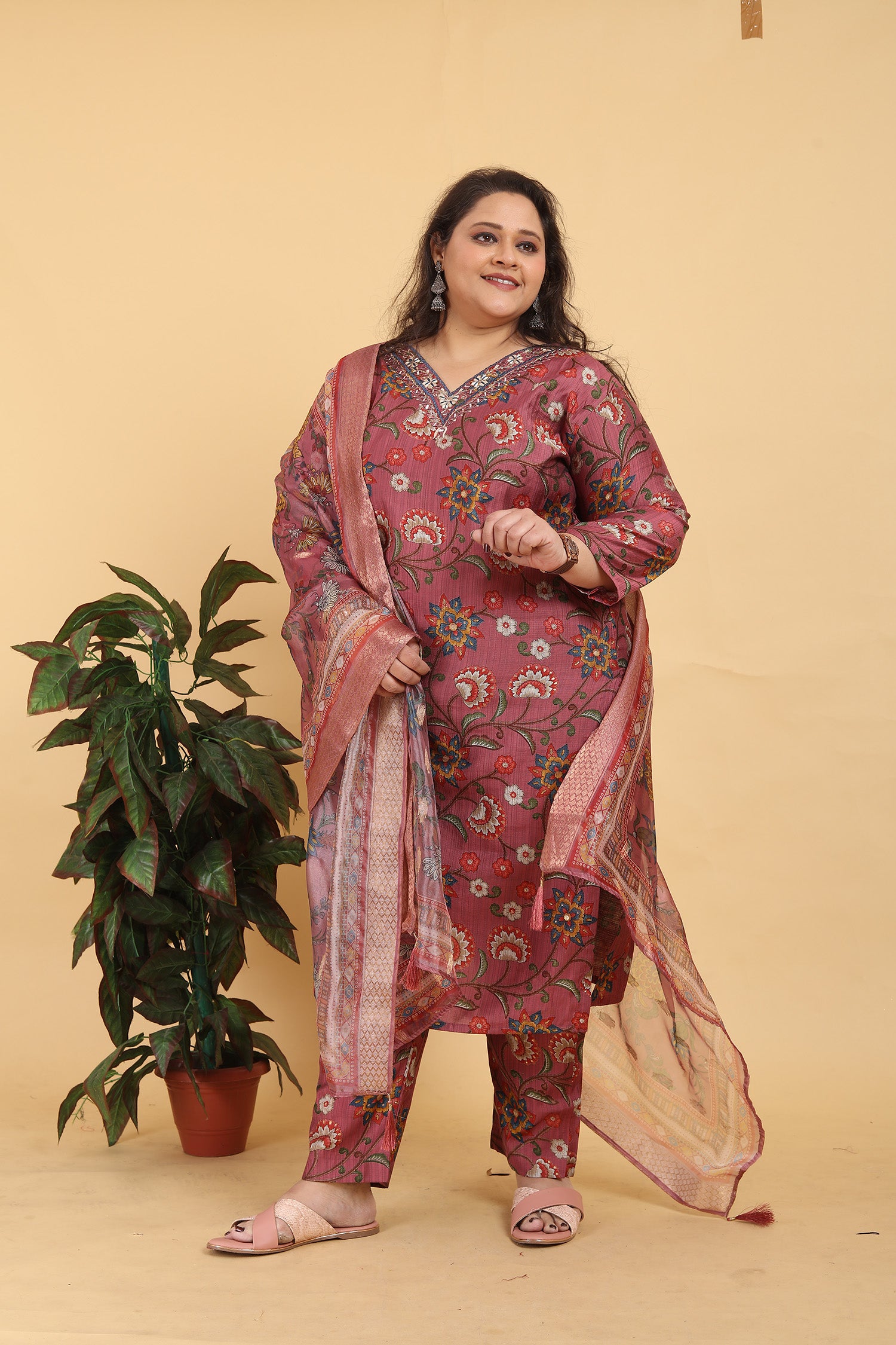 Clothiks Premium Lichi Viscose Export Quality With Handwork kurti