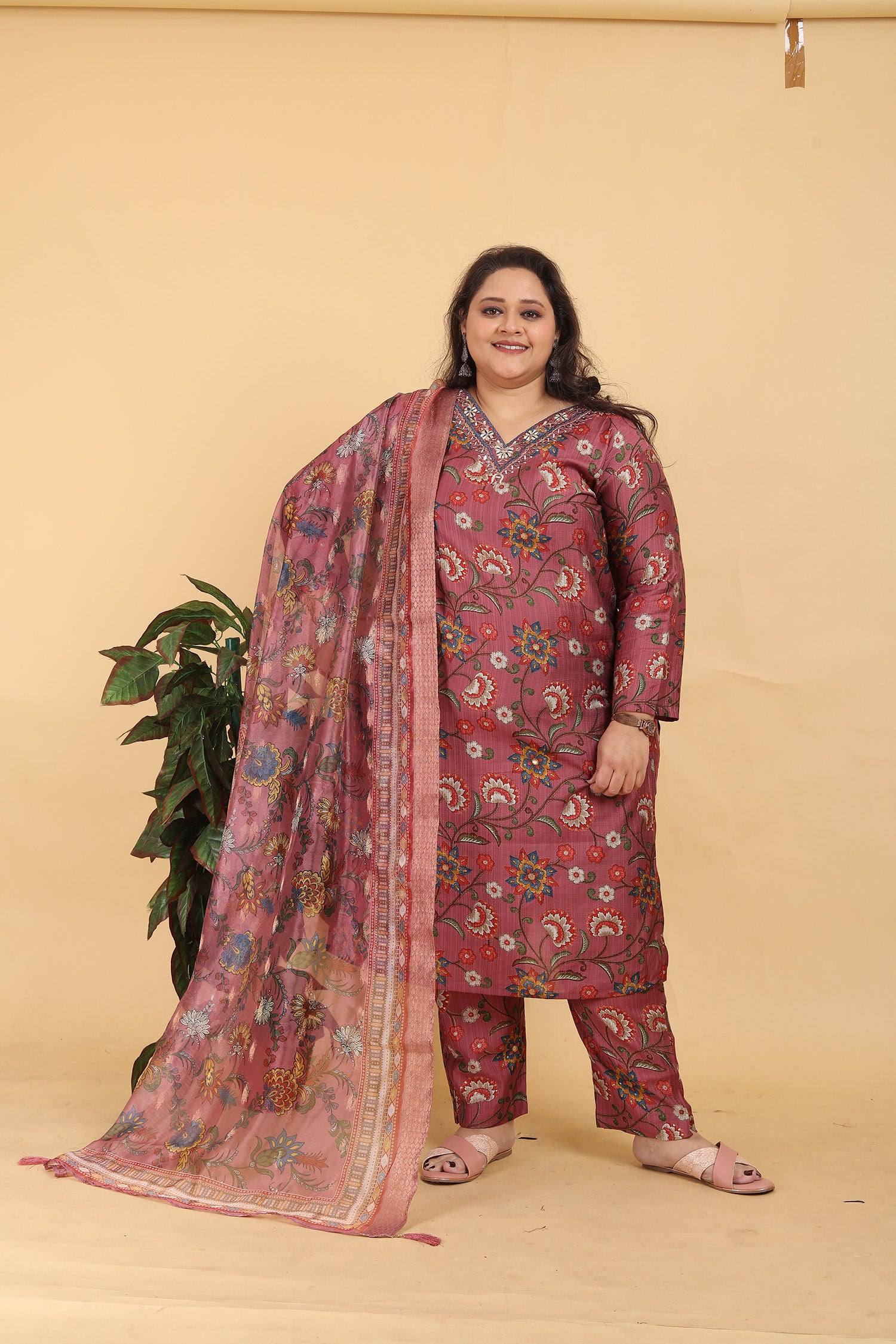 Clothiks Premium Lichi Viscose Export Quality With Handwork kurti