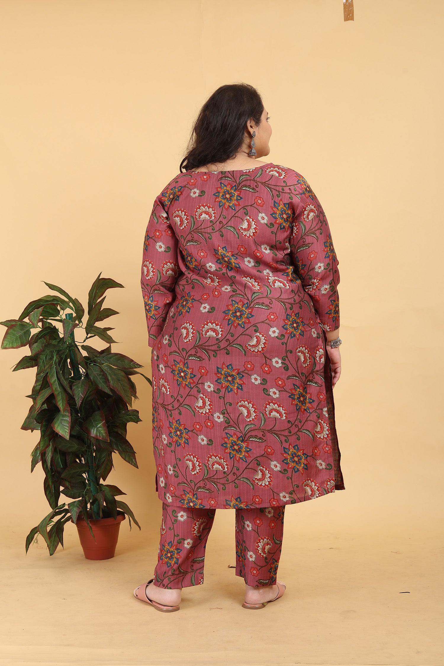 Clothiks Premium Lichi Viscose Export Quality With Handwork kurti