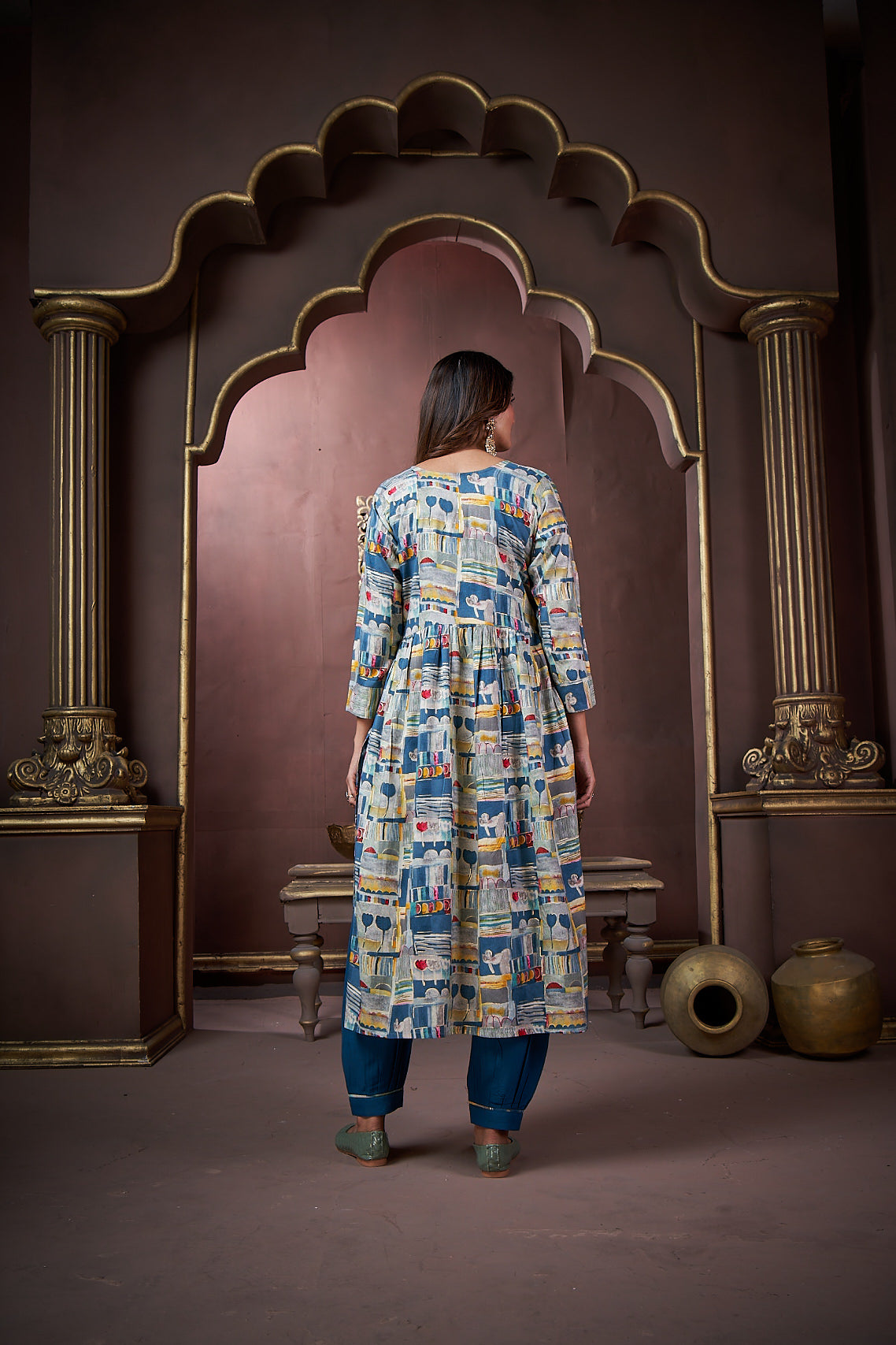 Afgani Alia  Premium Riyon Export Quality Handwork