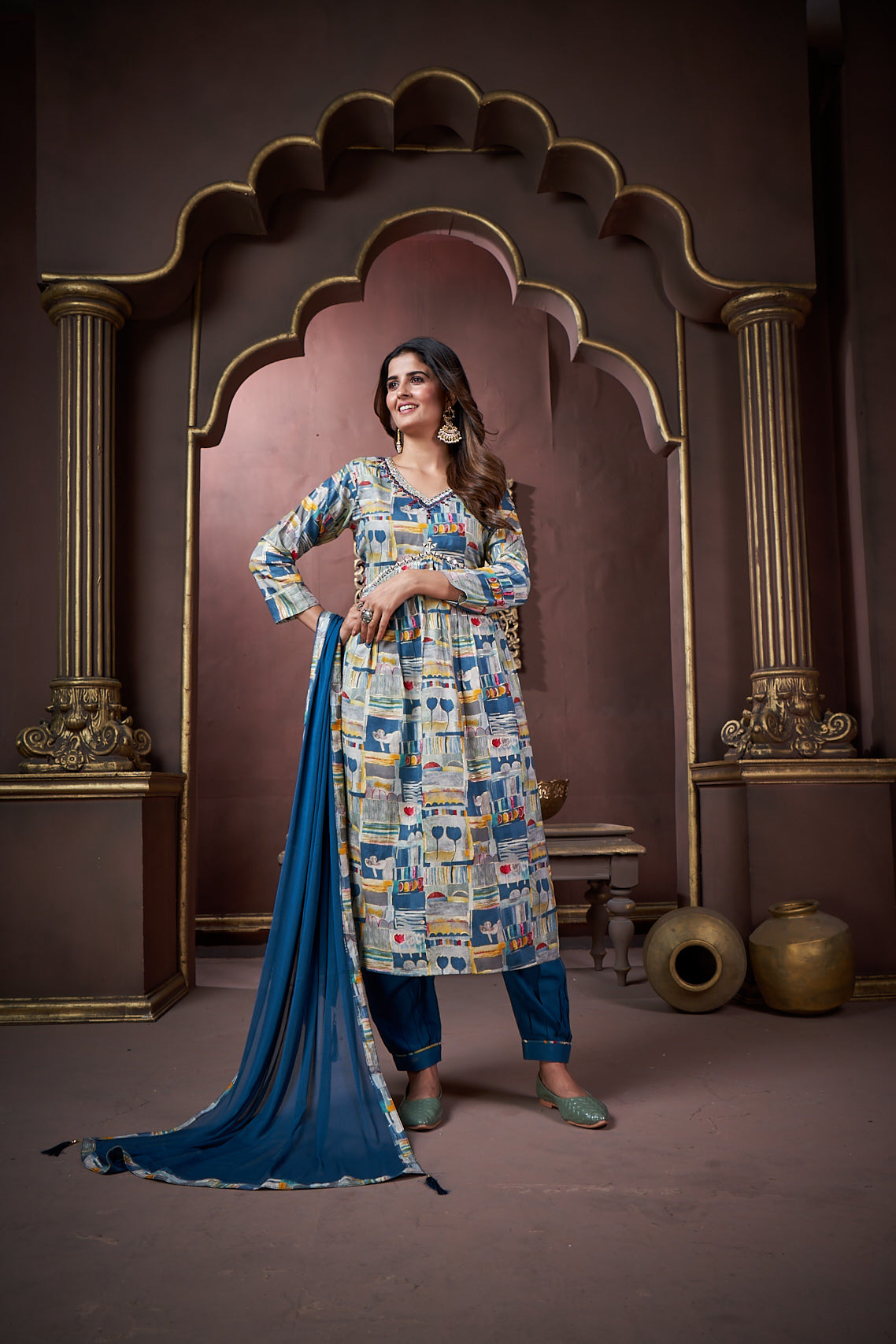 Afgani Alia  Premium Riyon Export Quality Handwork