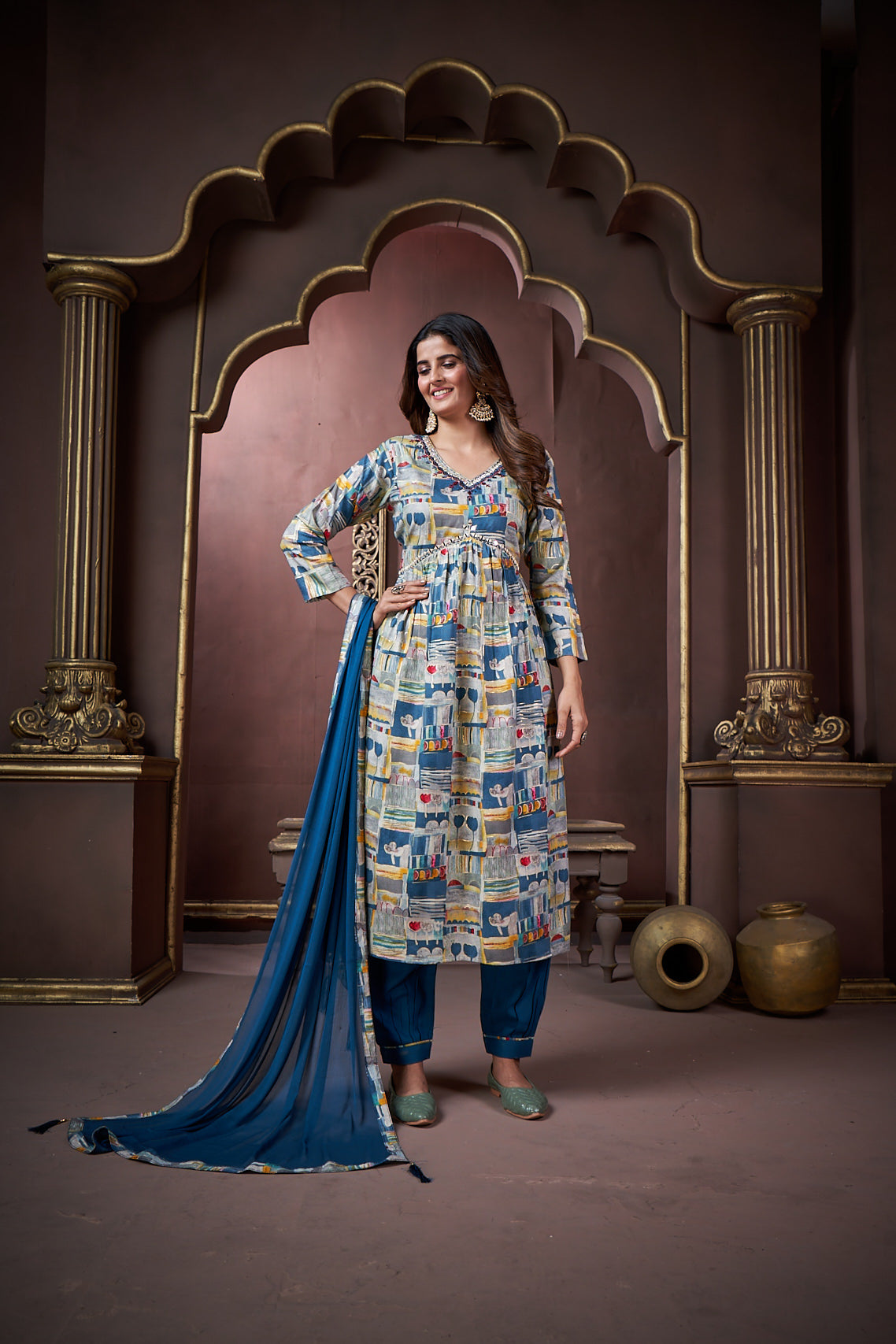 Afgani Alia  Premium Riyon Export Quality Handwork
