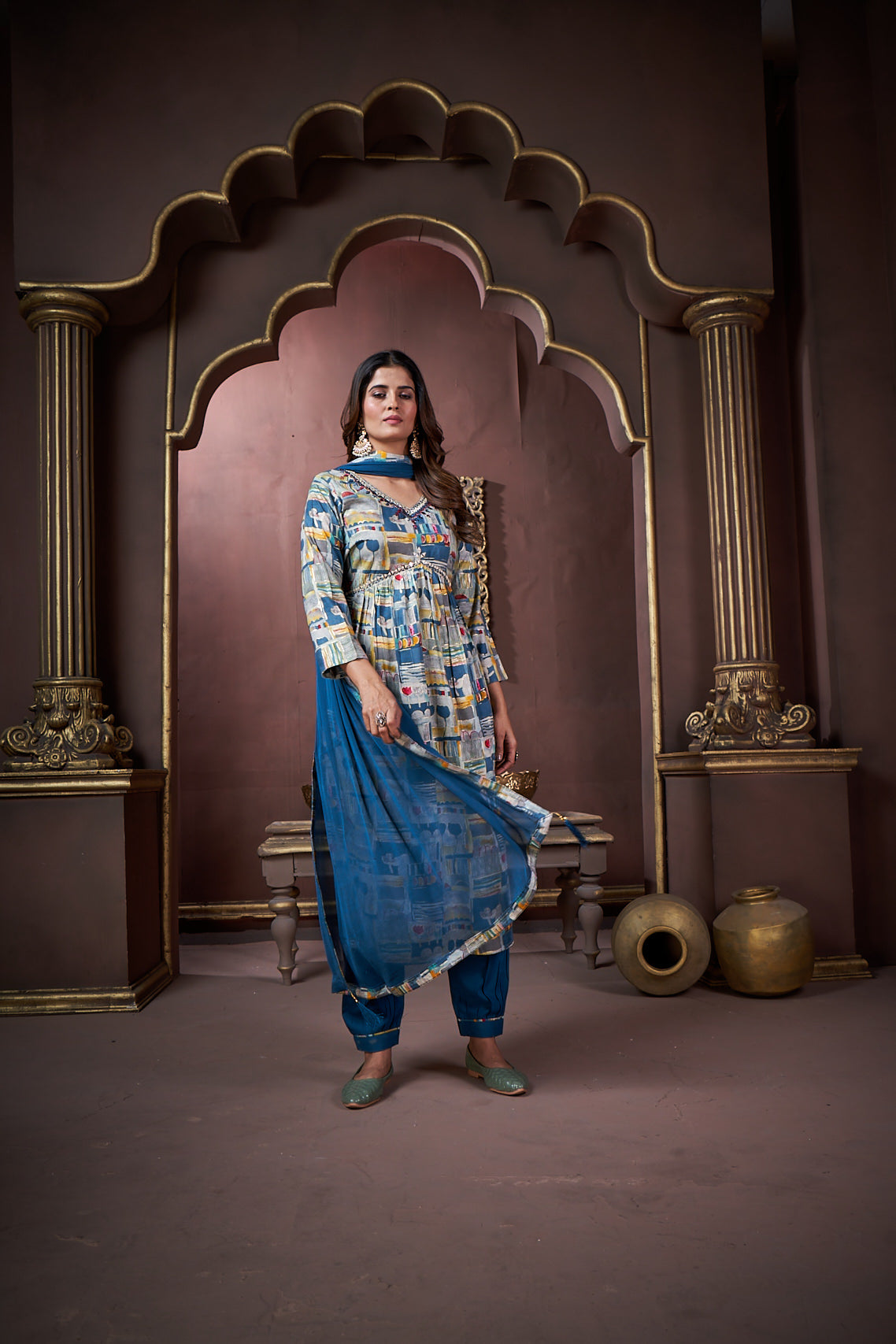 Afgani Alia  Premium Riyon Export Quality Handwork