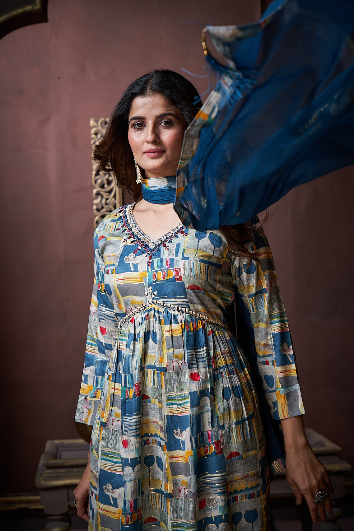 Afgani Alia  Premium Riyon Export Quality Handwork