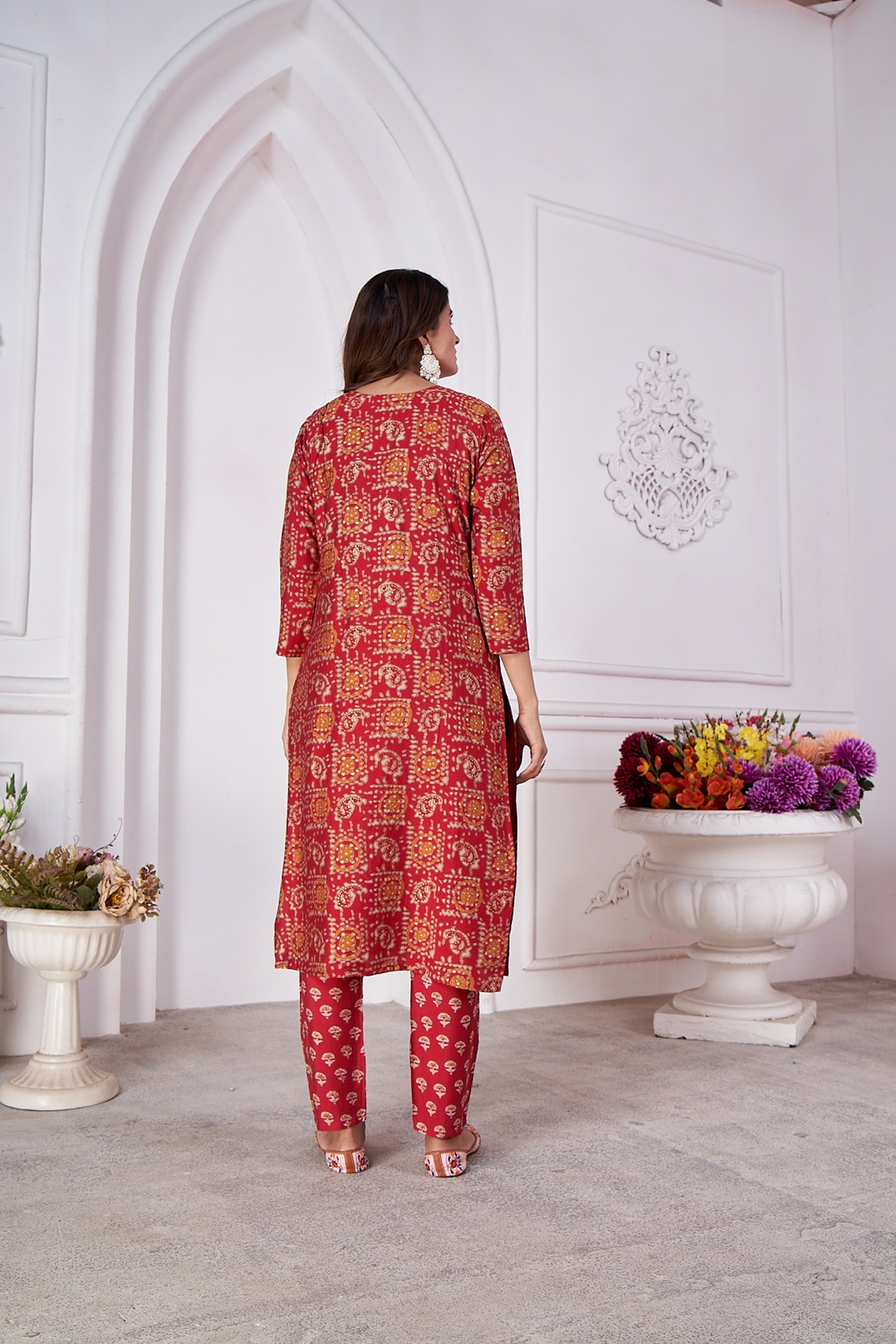 Premium Royal Silk export quality With Handwork and Cotton Inner Stiched