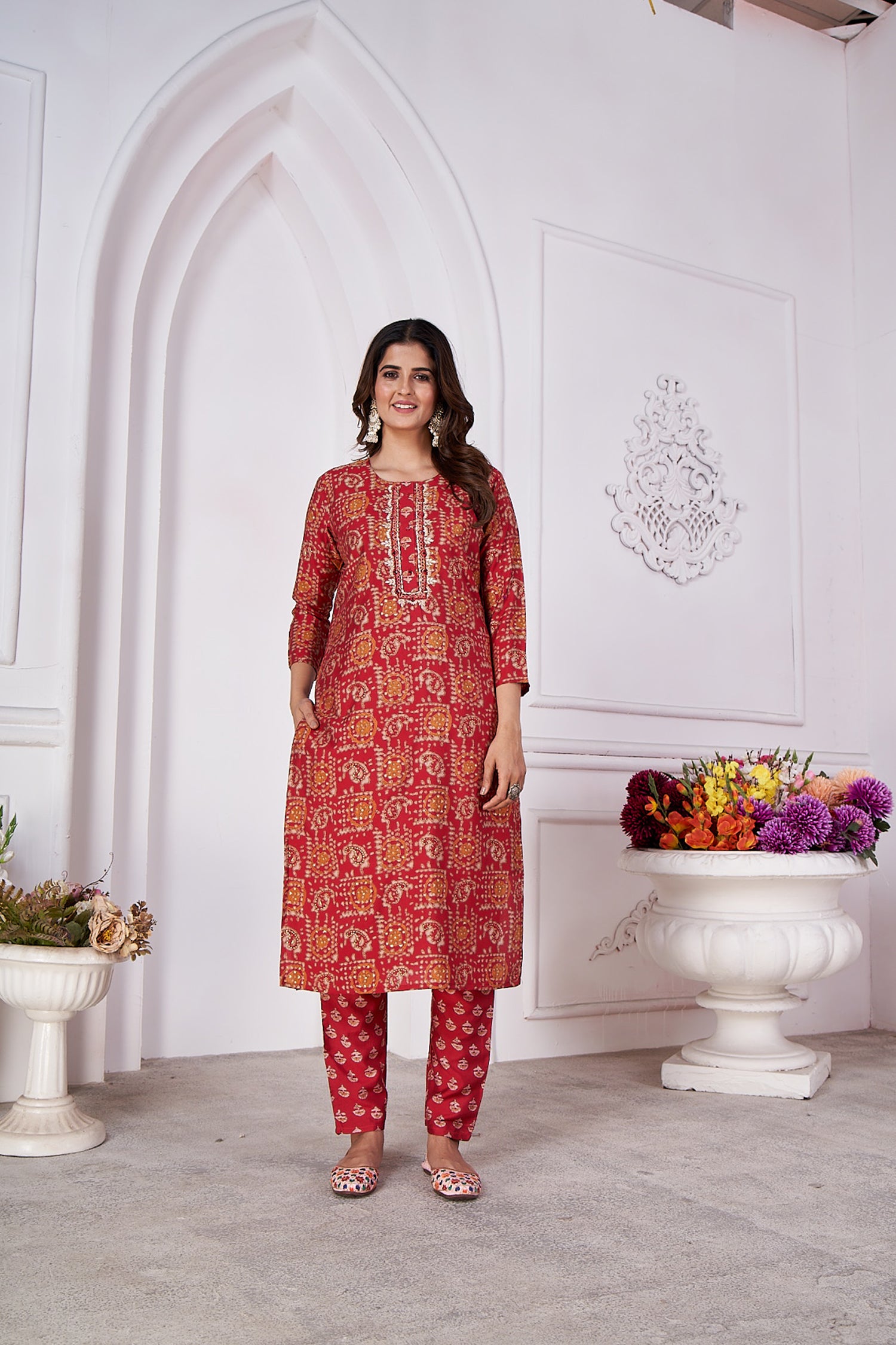 Premium Royal Silk export quality With Handwork and Cotton Inner Stiched