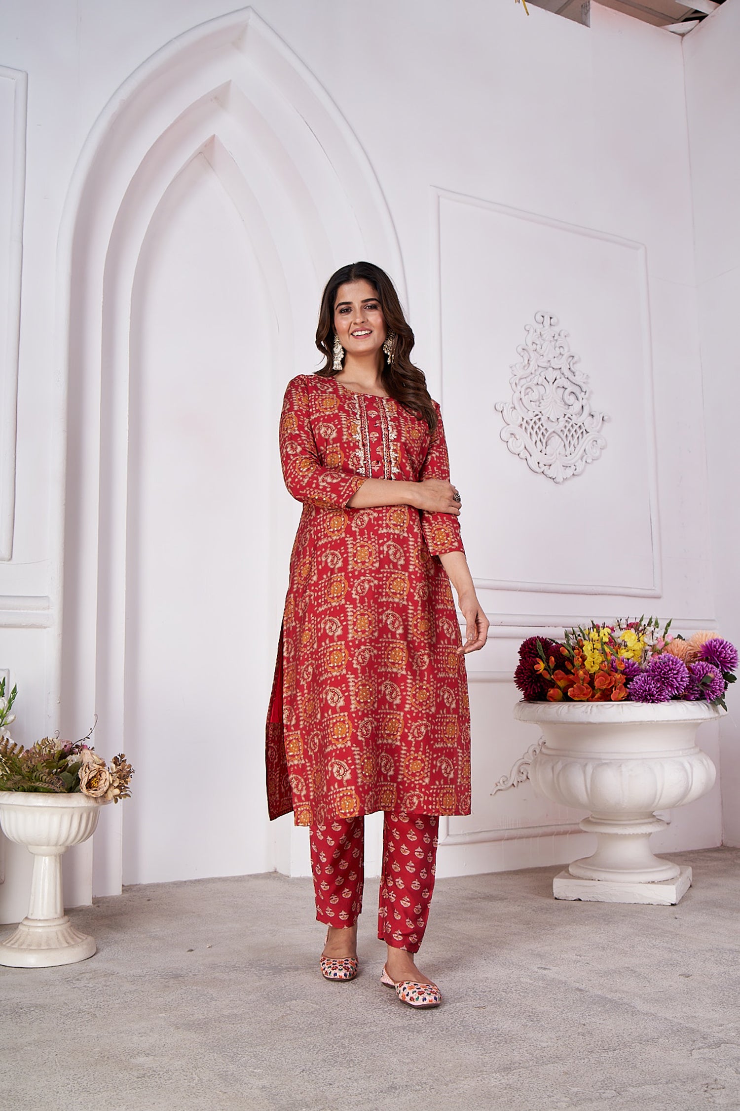 Premium Royal Silk export quality With Handwork and Cotton Inner Stiched