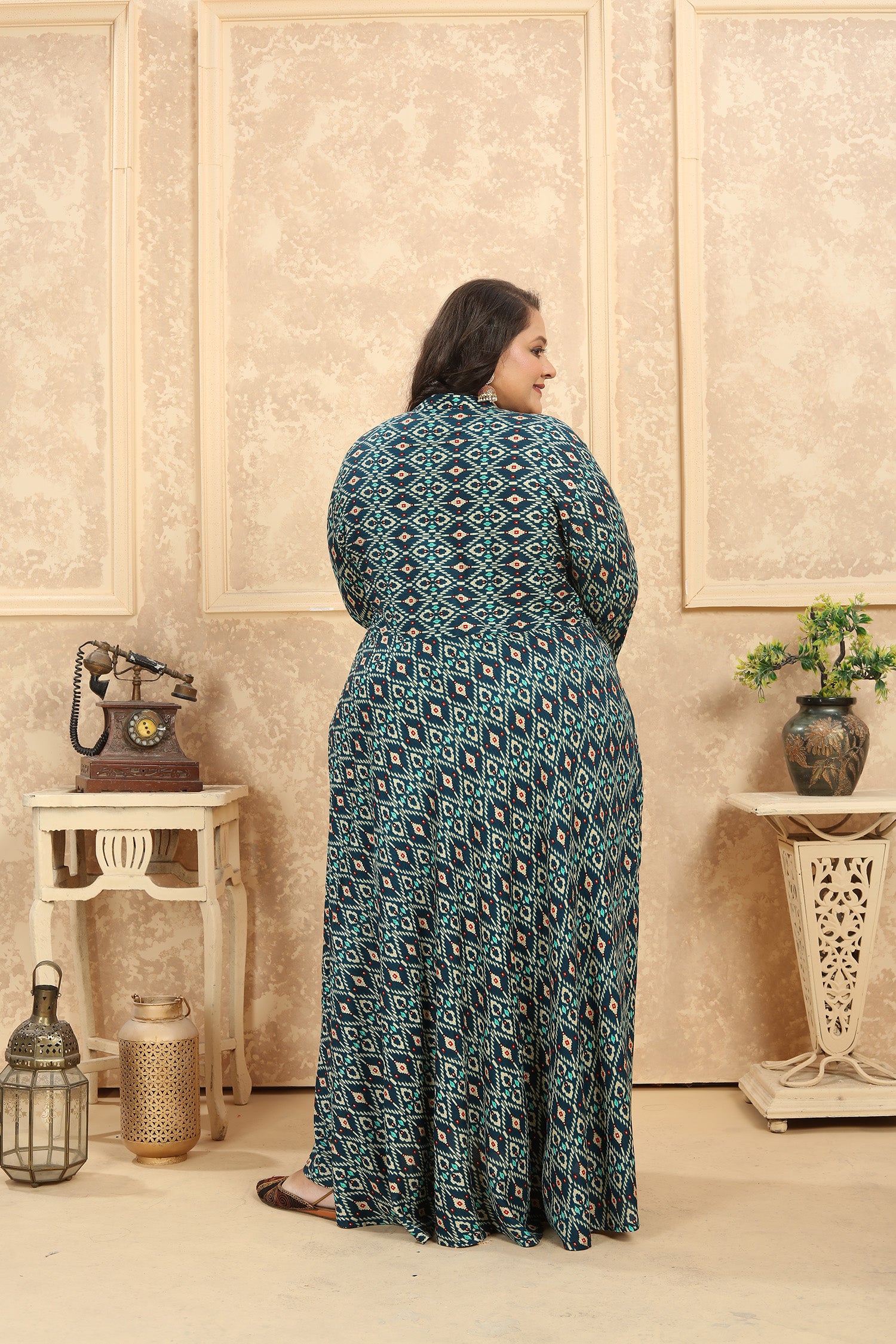 Clothiks Premium Riyon export quality Long  Kurti