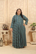 Clothiks Premium Riyon export quality Long  Kurti
