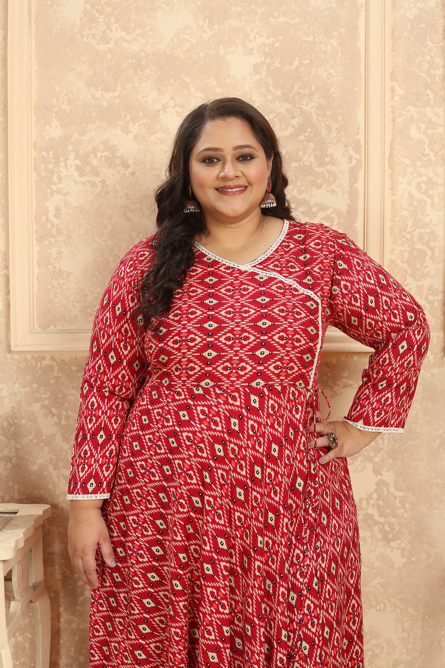Clothiks Premium Riyon export quality Long  Kurti