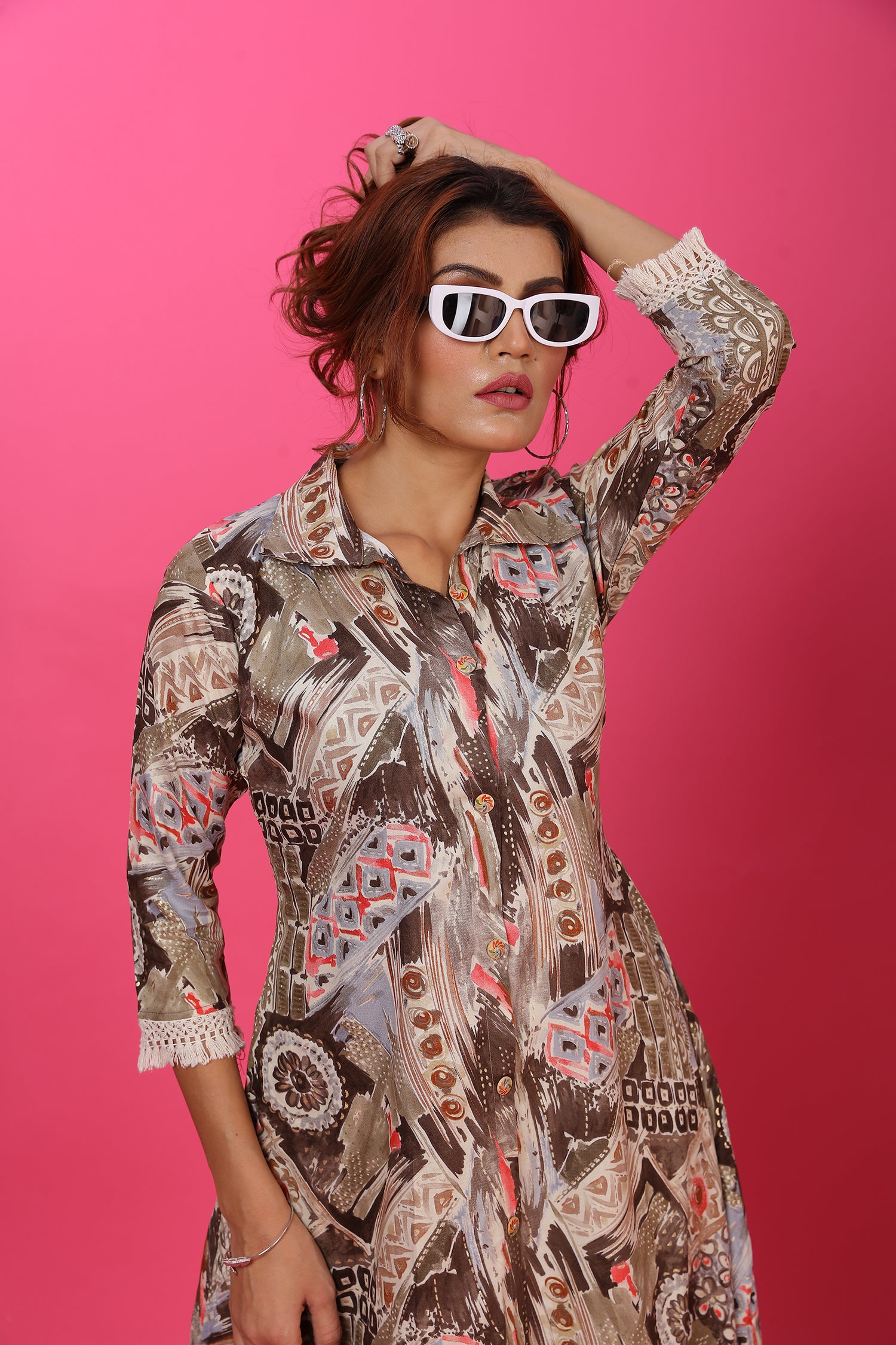 Clothiks Premium Riyon export quality With Pocket kurti