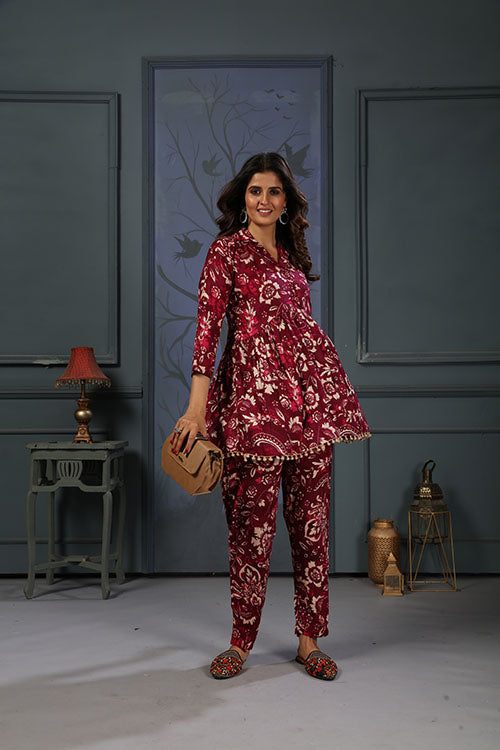 Clothiks Premium Riyon export quality Co-ord set