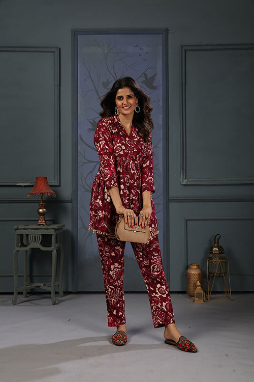 Clothiks Premium Riyon export quality Co-ord set