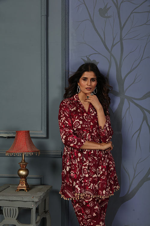 Clothiks Premium Riyon export quality Co-ord set