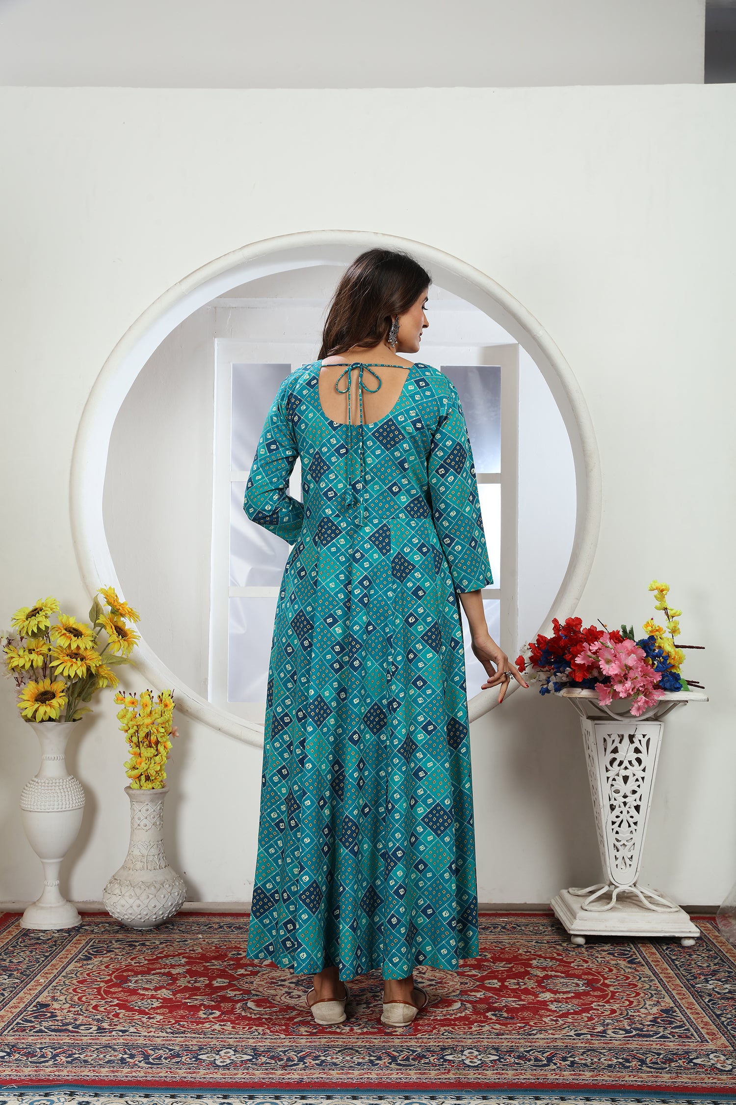 Premium Riyon Export Quality Long  Kurti