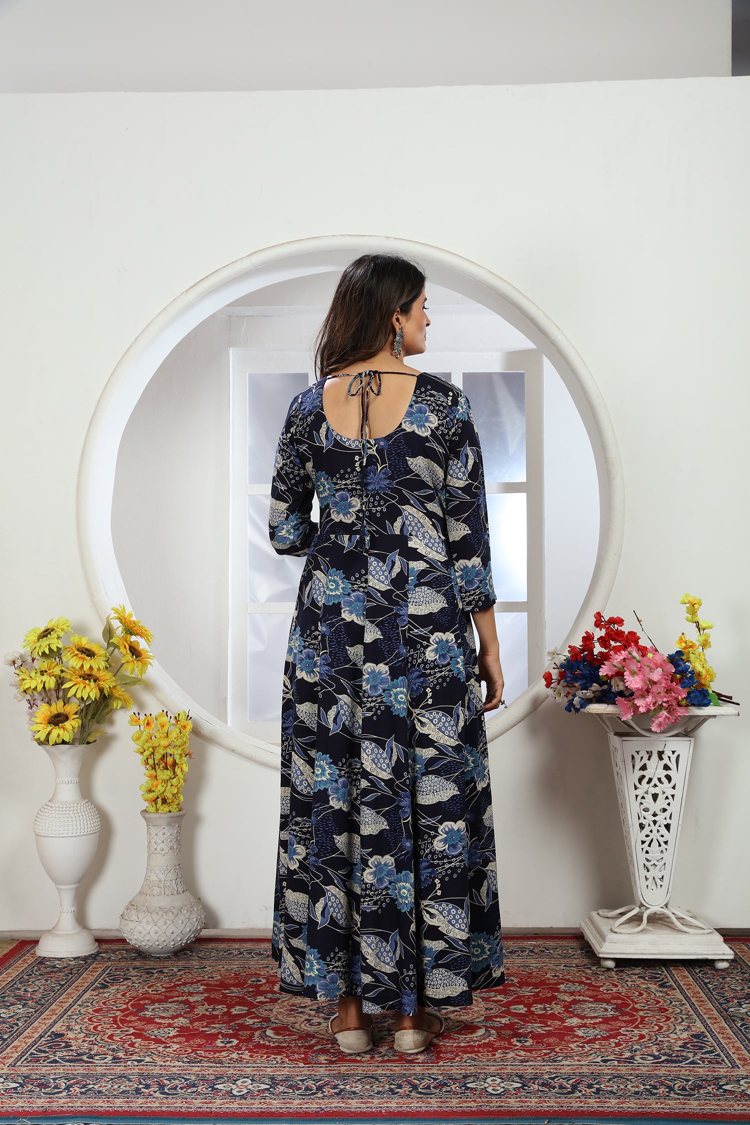 Clothiks Premium Riyon Export Quality Long&nbsp; Kurti