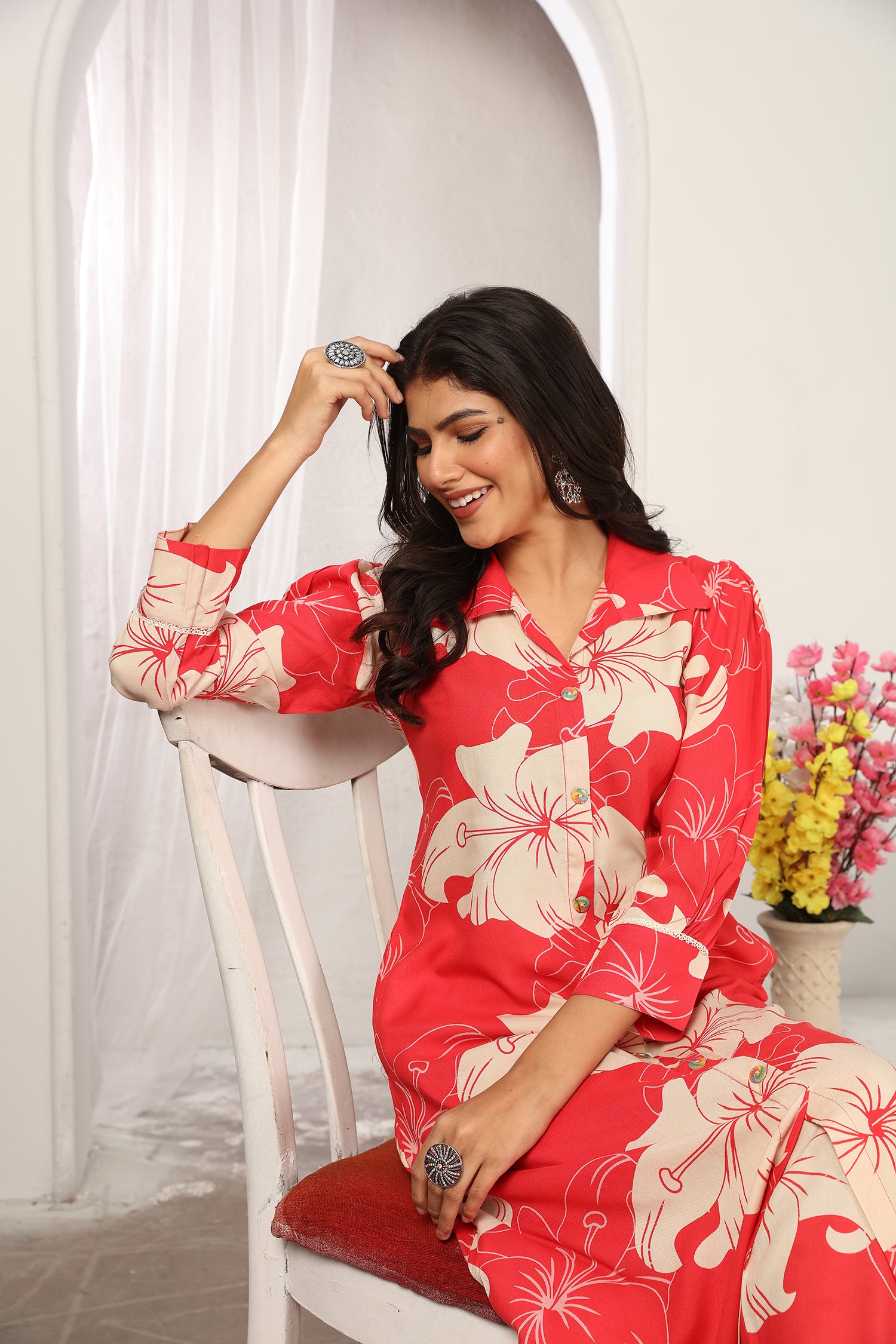 Clothiks Premium Riyon export quality With Pocket  kurti