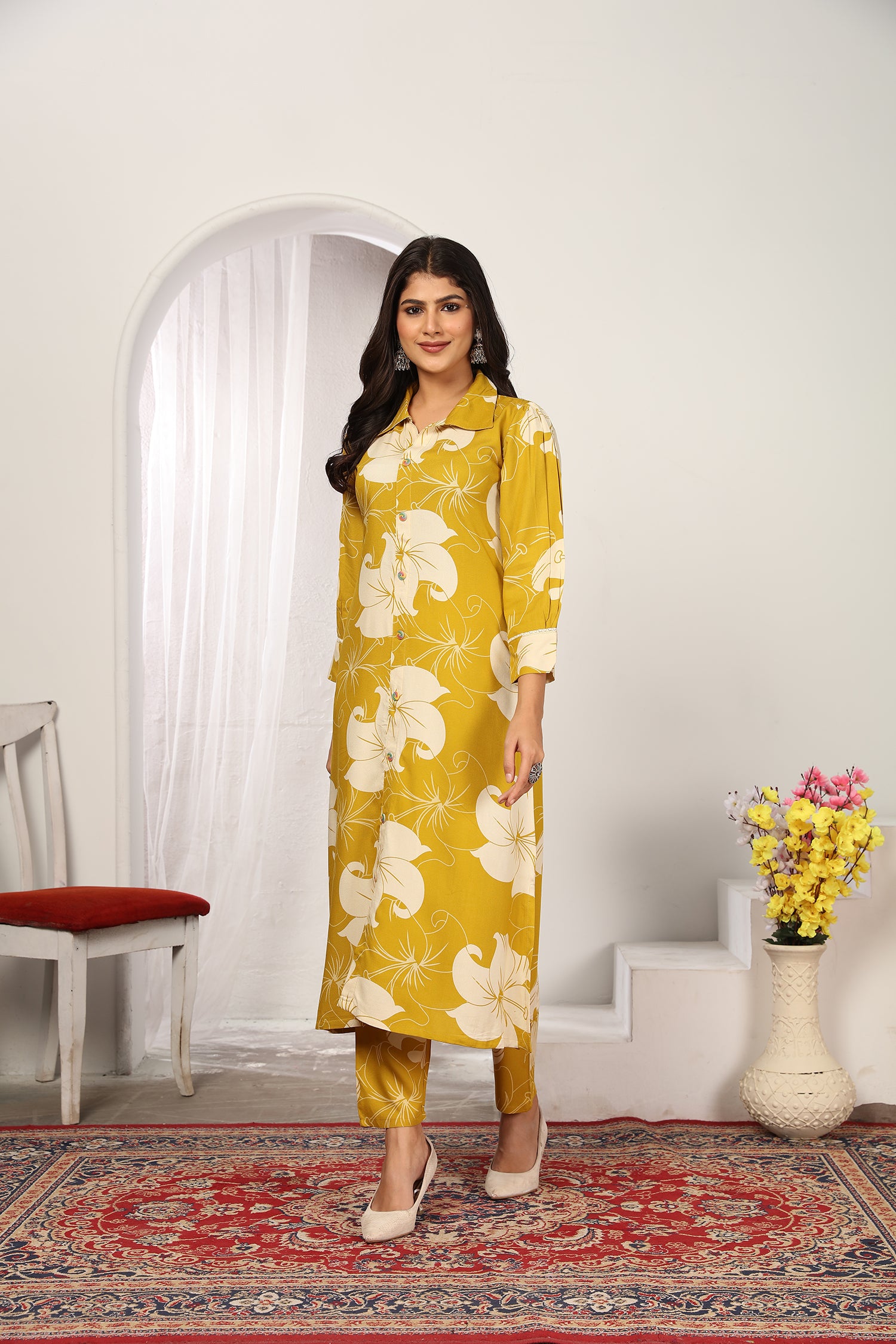 Clothiks Premium Chanderi export quality With Pocket kurti