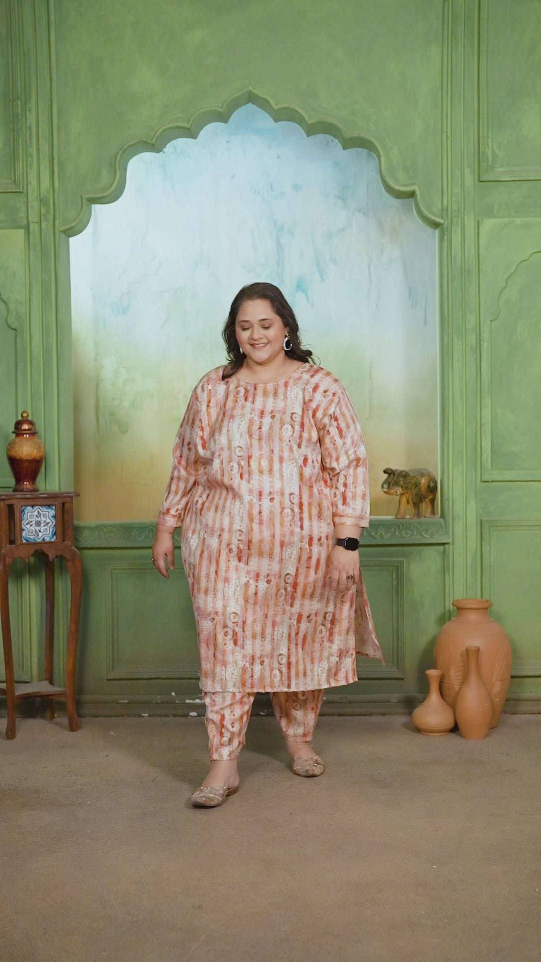 Clothiks RiyonSlub Print kurti