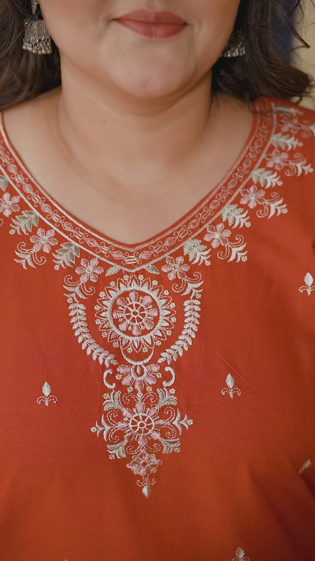 Clothiks Pure Cotton Export Quality With Embroidery and Cotton Inner Premium kurti