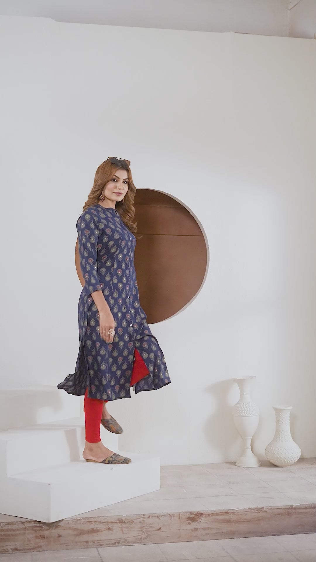 Clothiks Viscose Maslin Print With Pocket kurti
